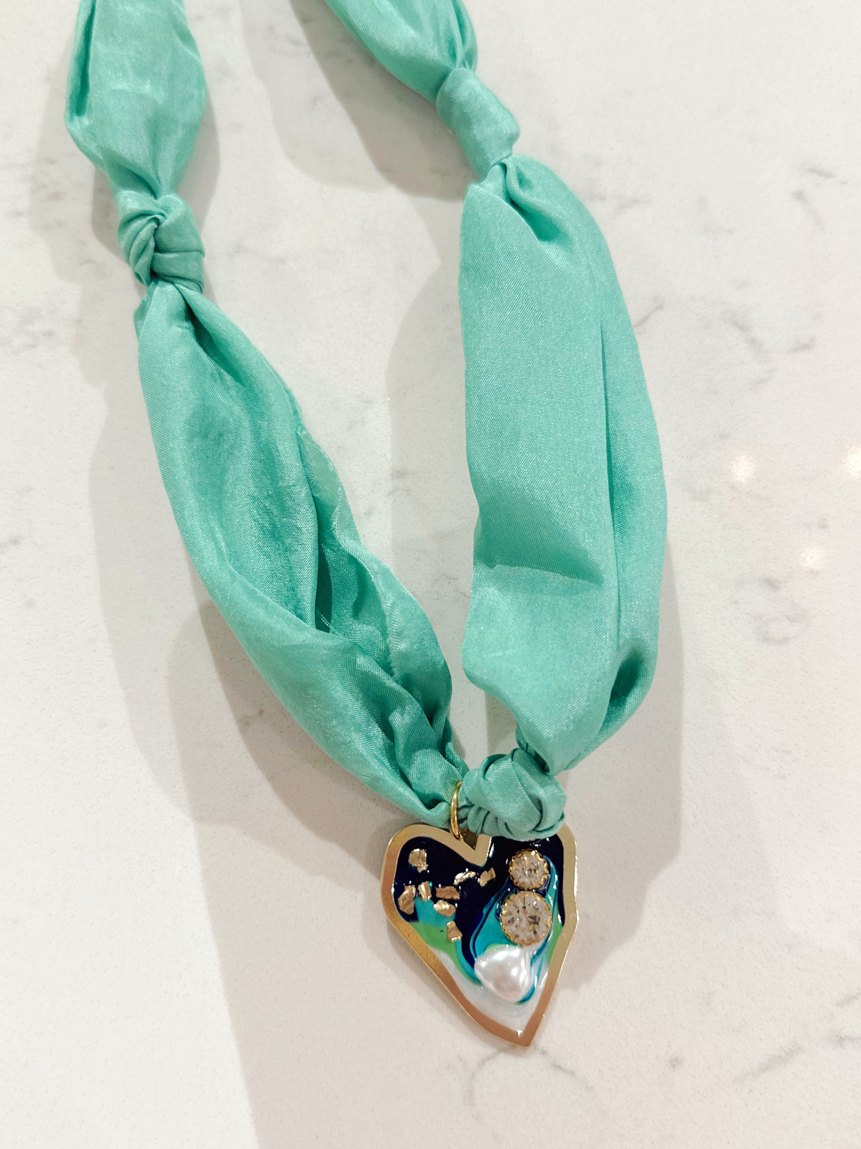 The Lydia Scarf Necklace By Hart Designs