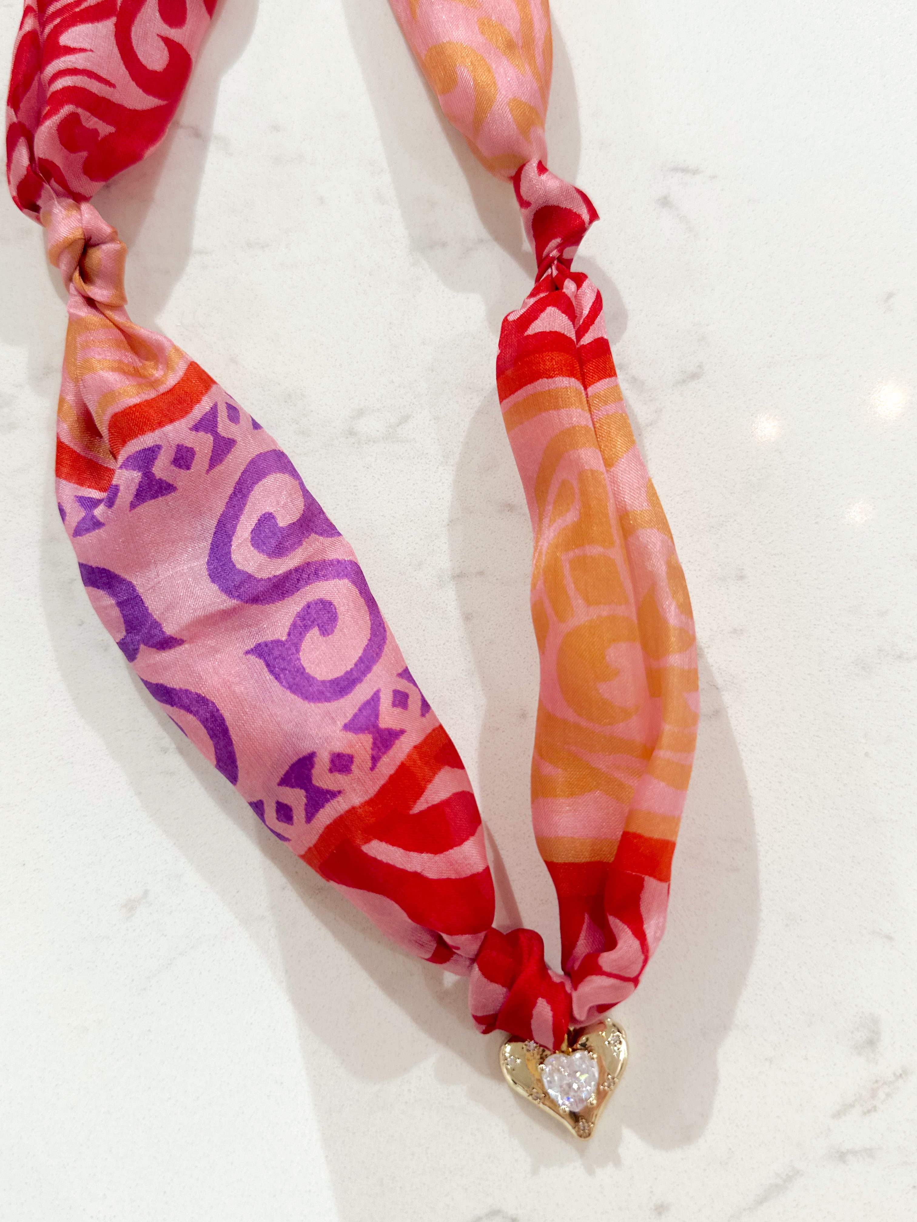 The Lottie Scarf Necklace By Hart Designs