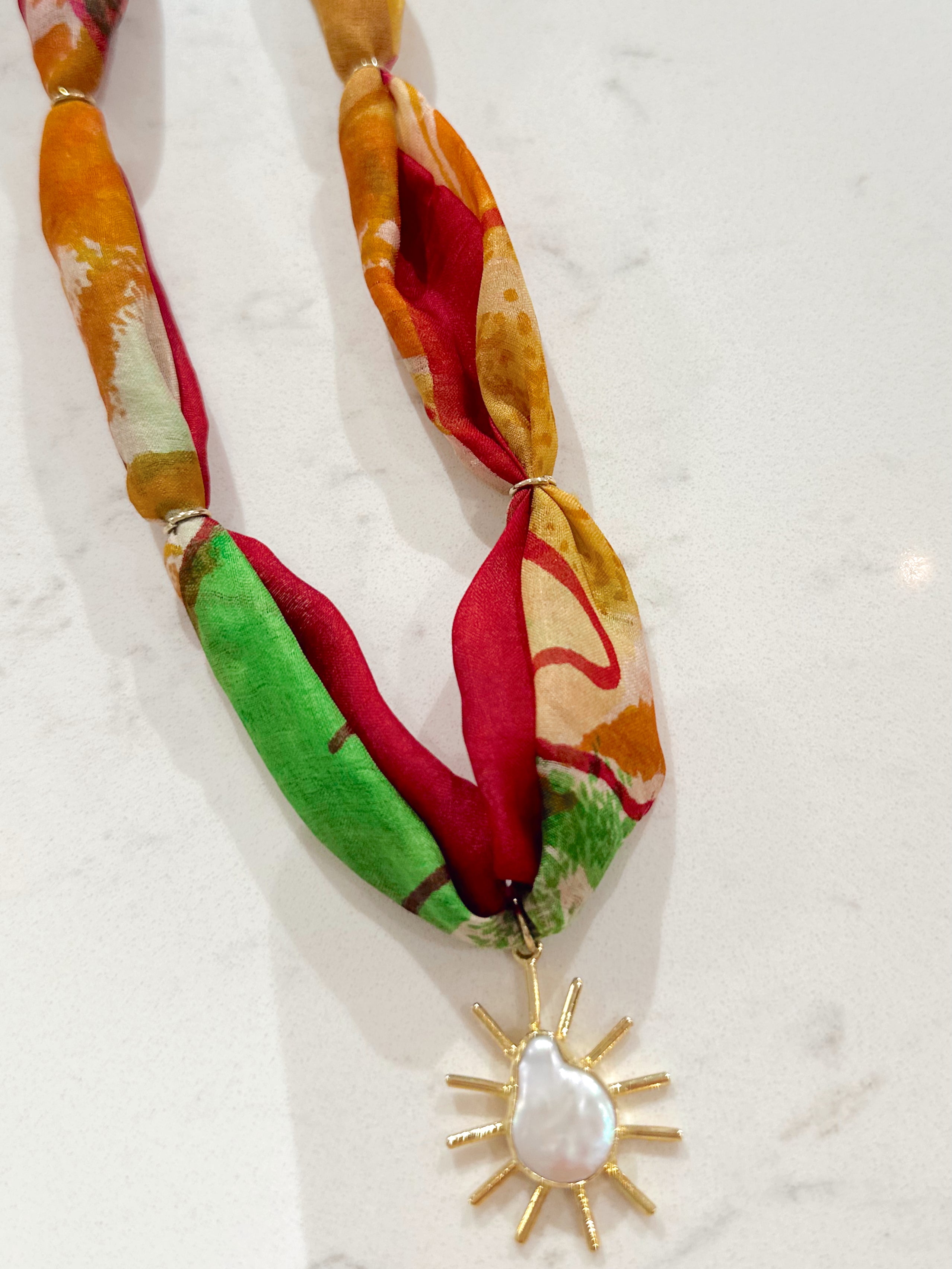 The Evie Scarf Necklace By Hart Designs