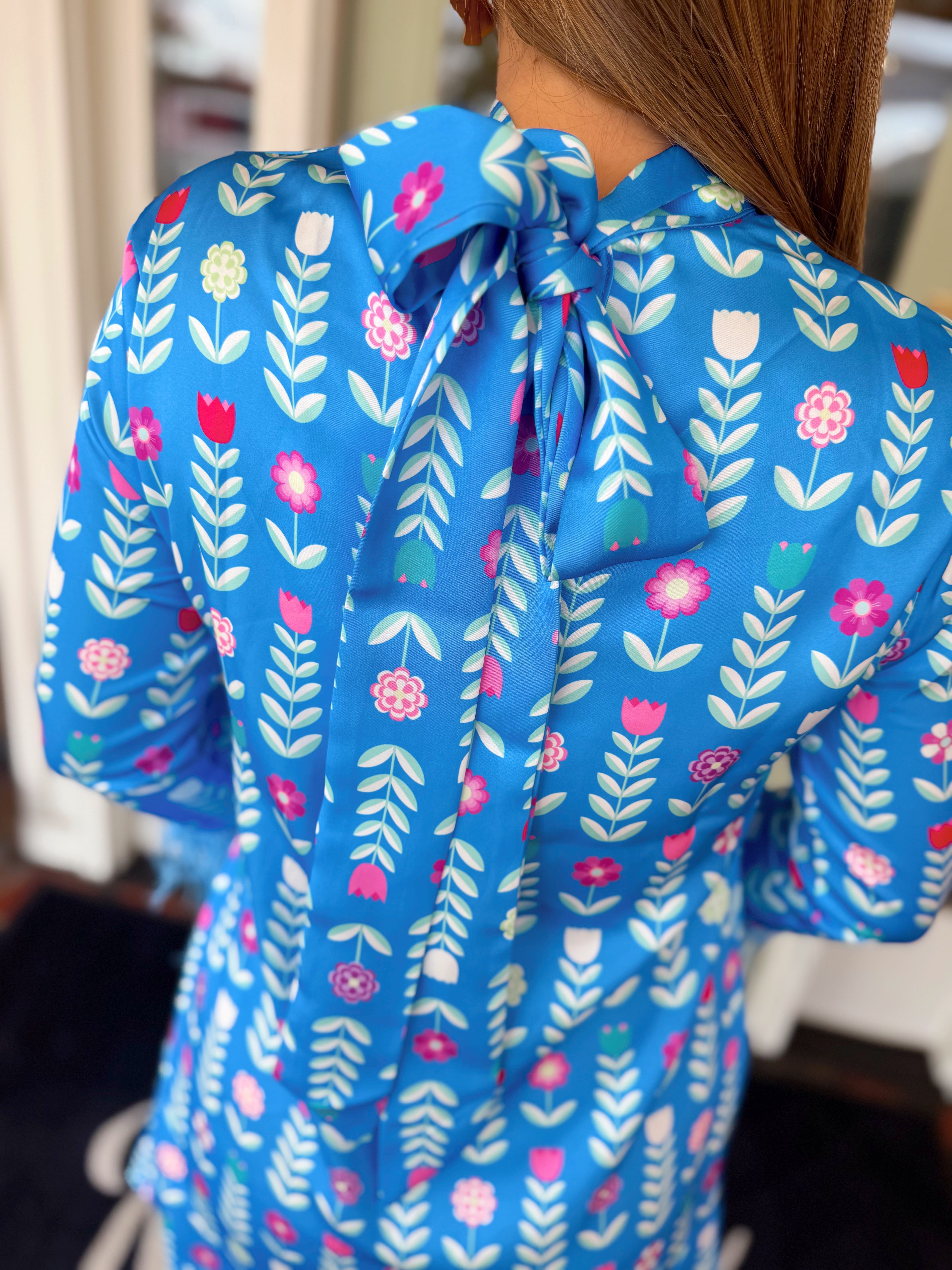 The Grace Luxe Feather Caftan Mini