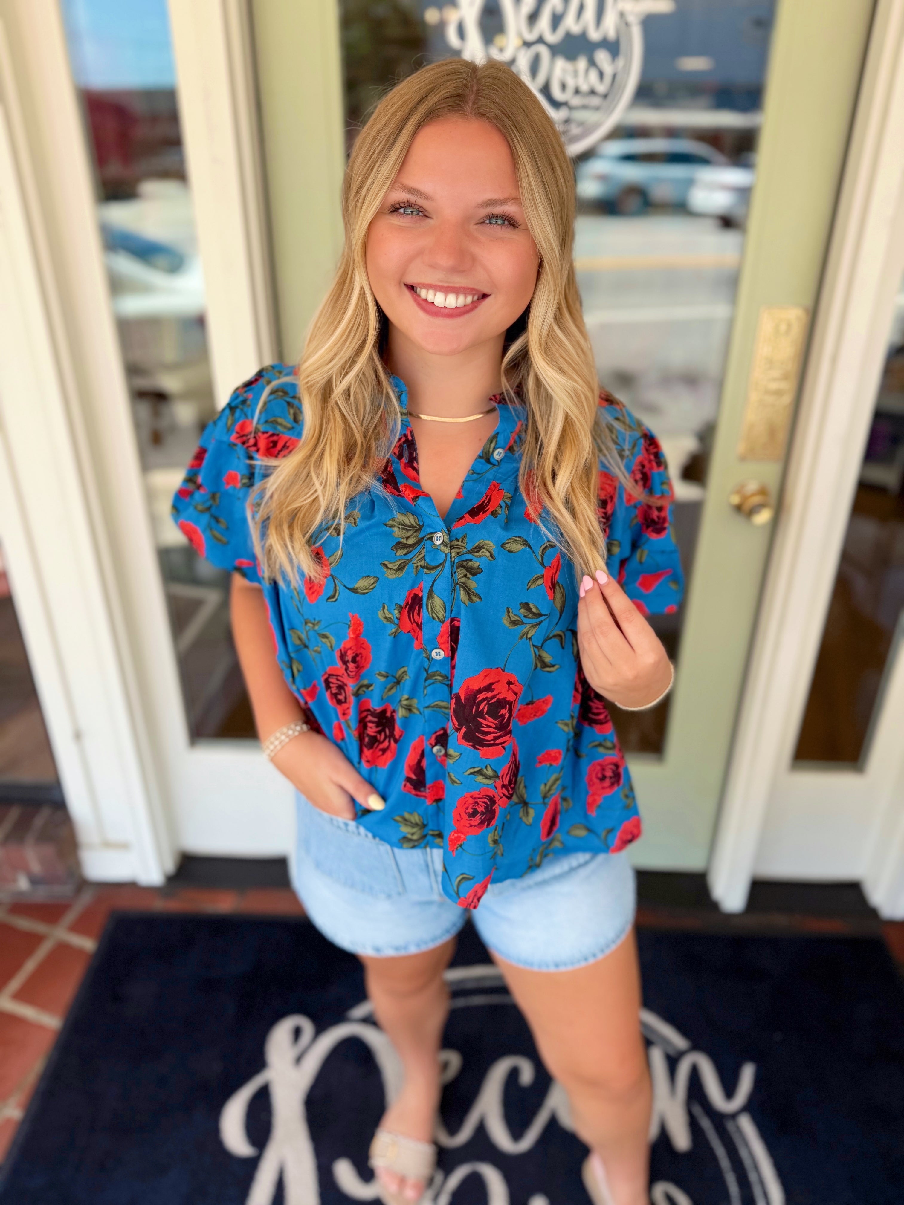 The Michelle Floral Top