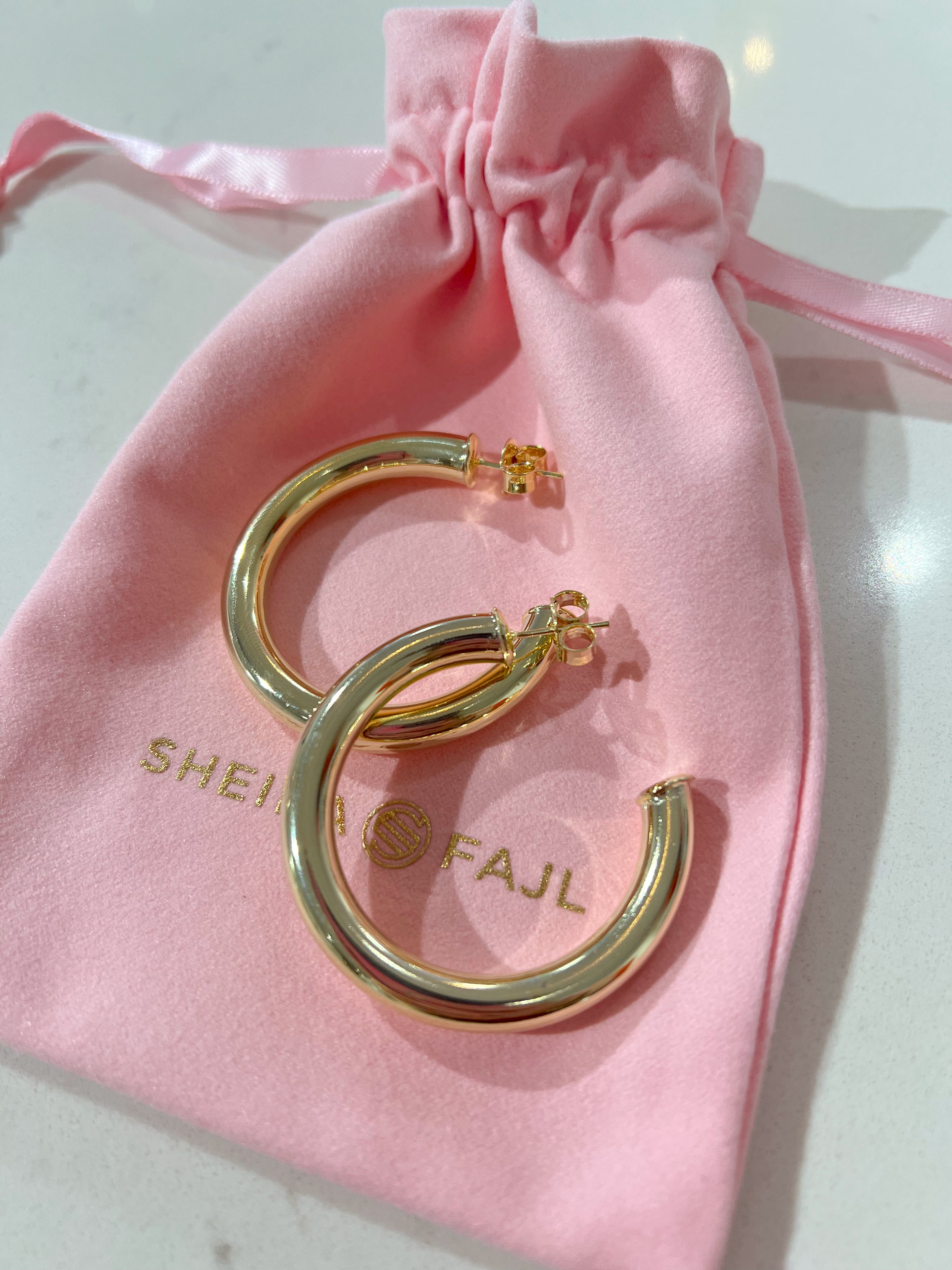 Shiny Chantal Hoops by Sheila Fajl