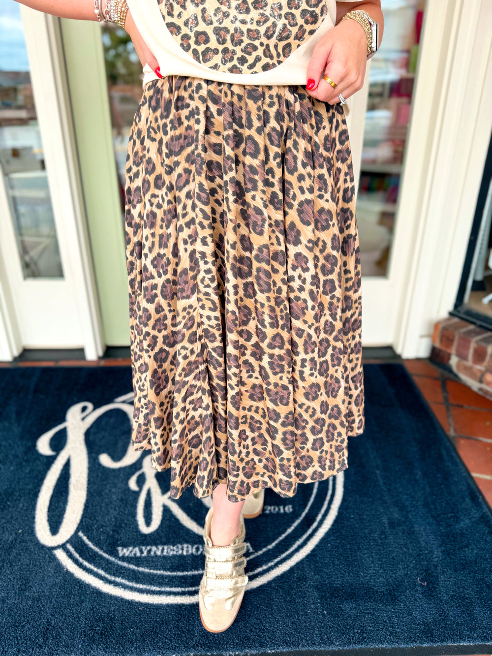 The Daisy Leopard Skirt