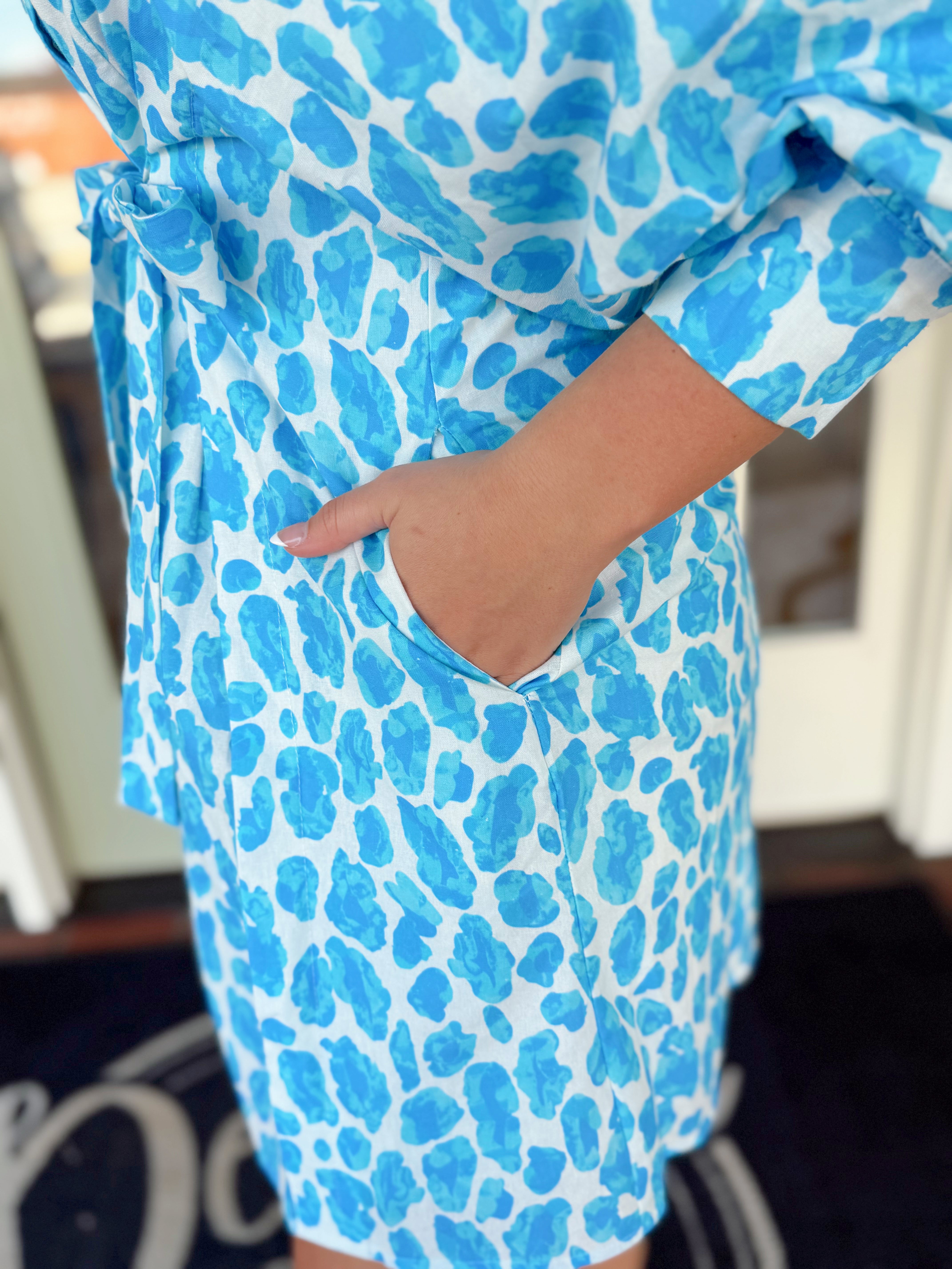 The Lex Printed Mini Dress