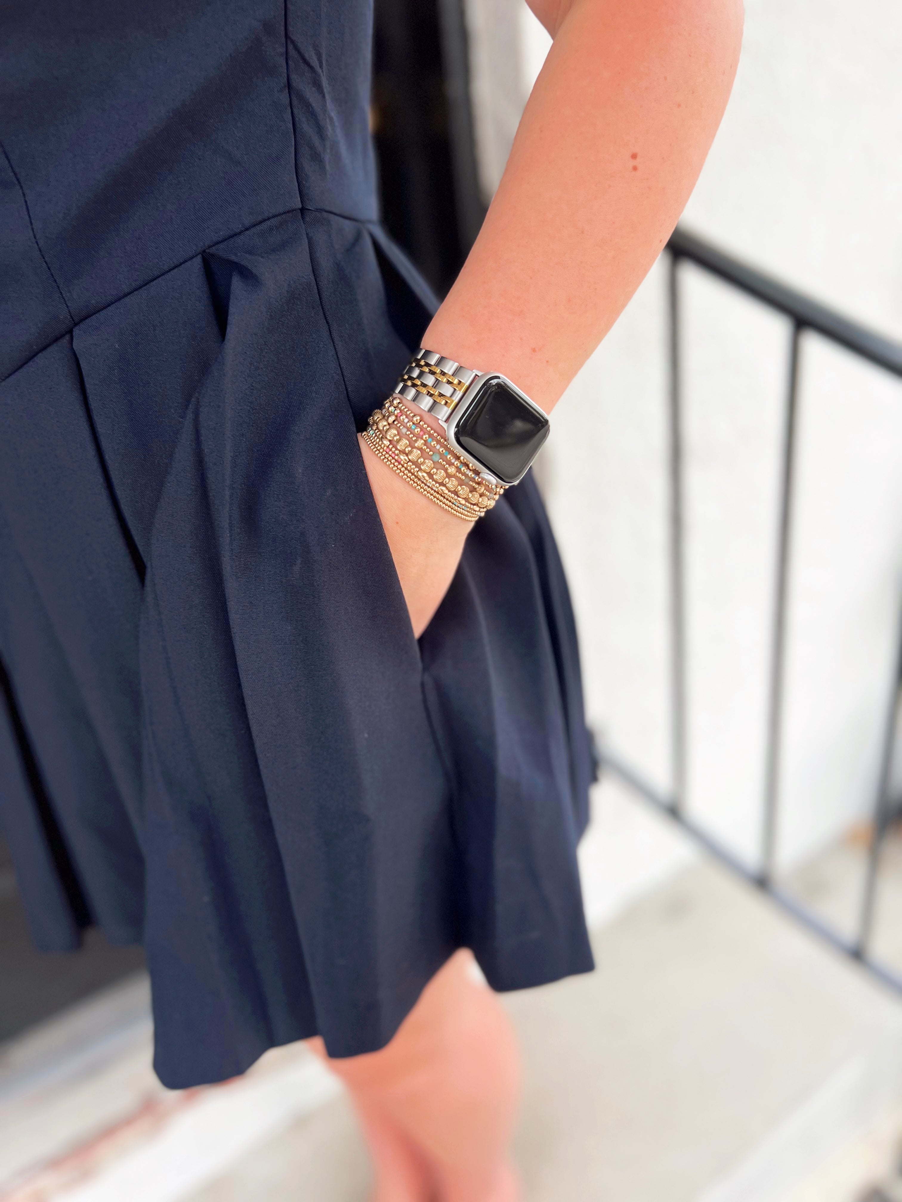 The Kathryn Pleated Mini Dress