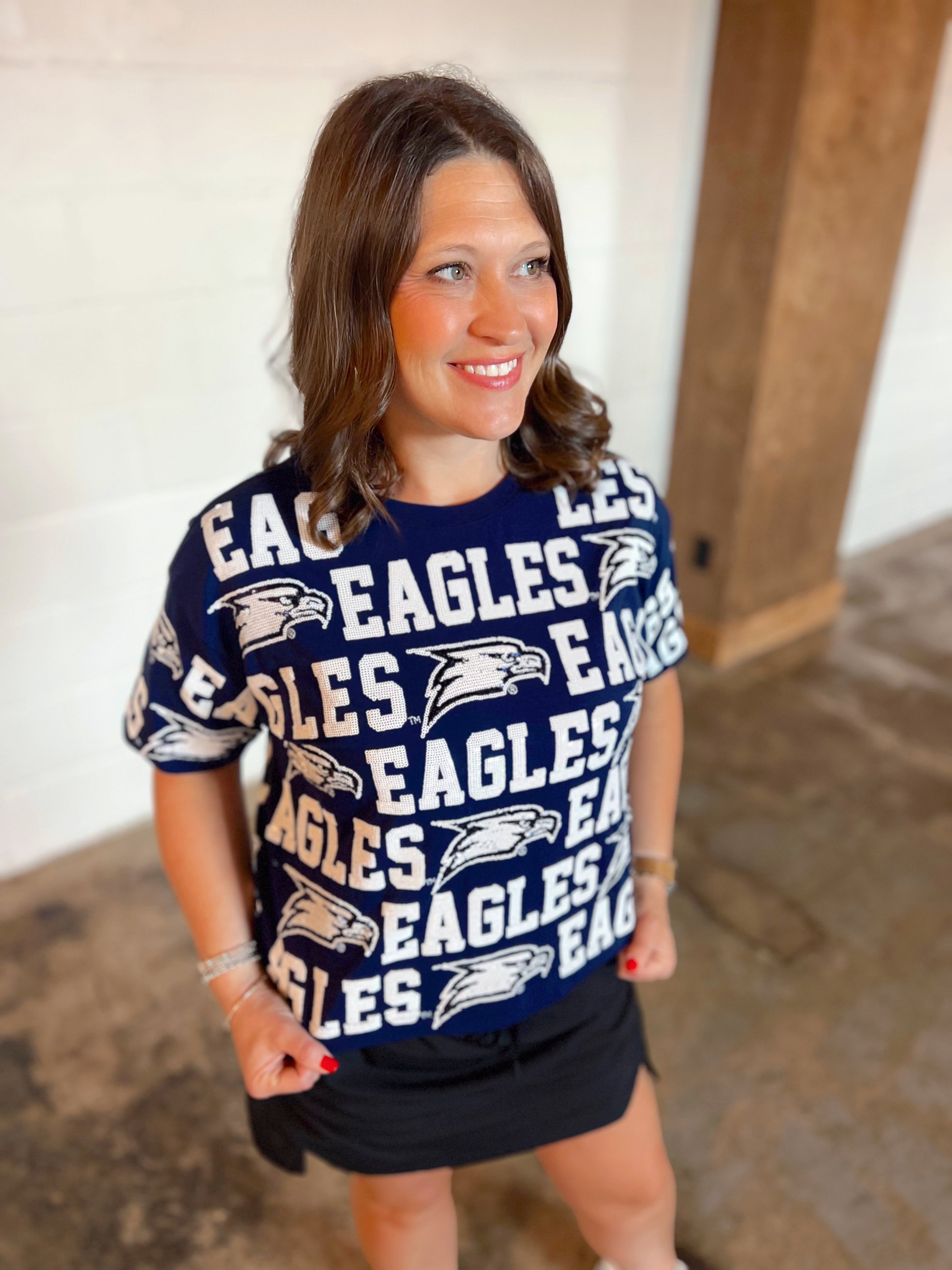 The Georgia Southern Sequin Repeat Top