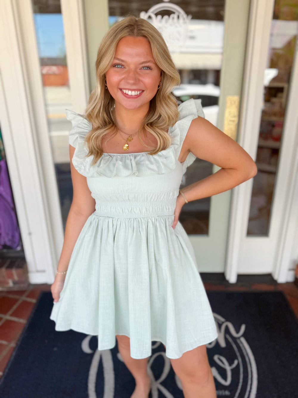 The Aleshia Square Neck Dress (S-L)