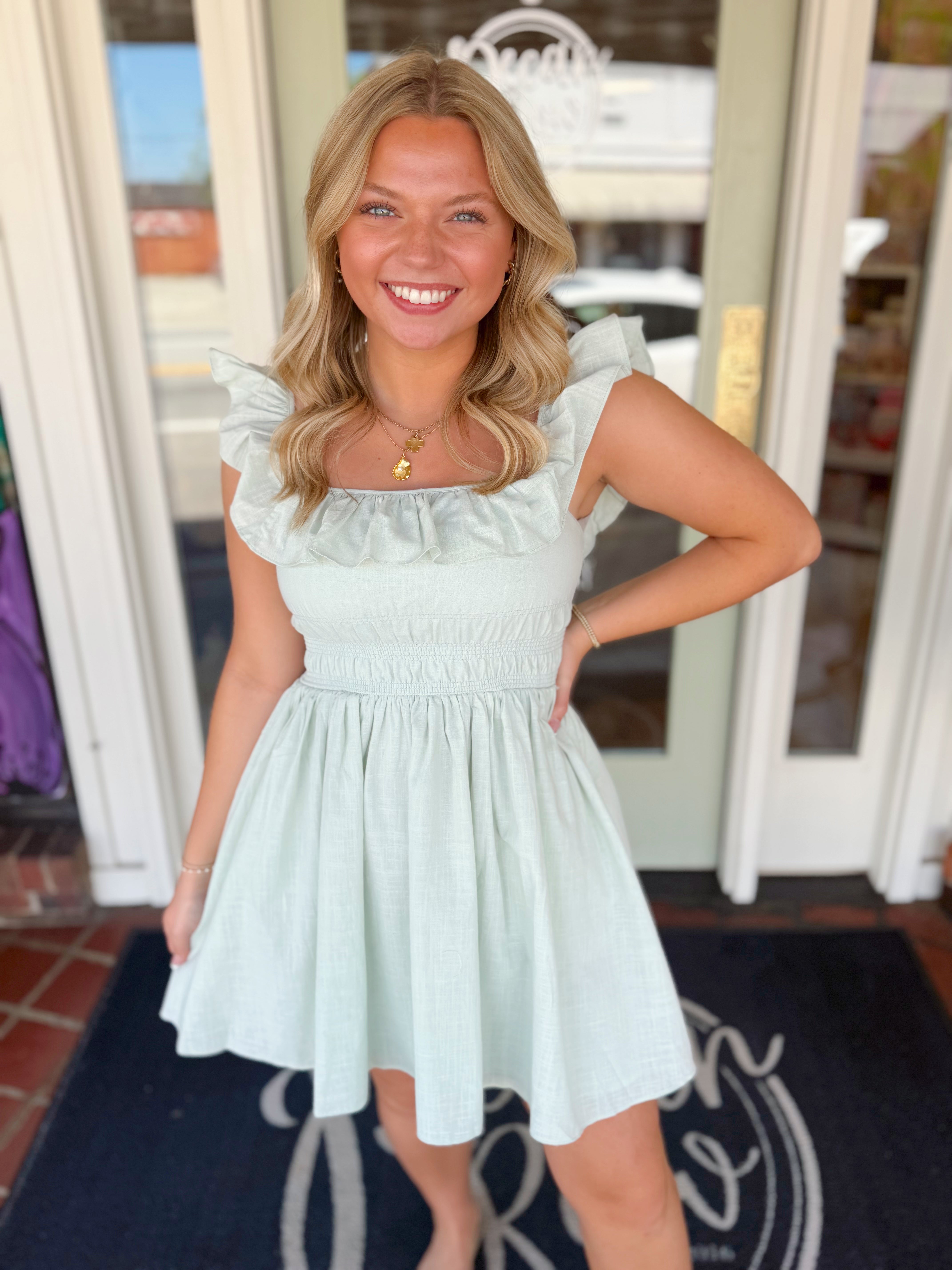 The Aleshia Square Neck Dress