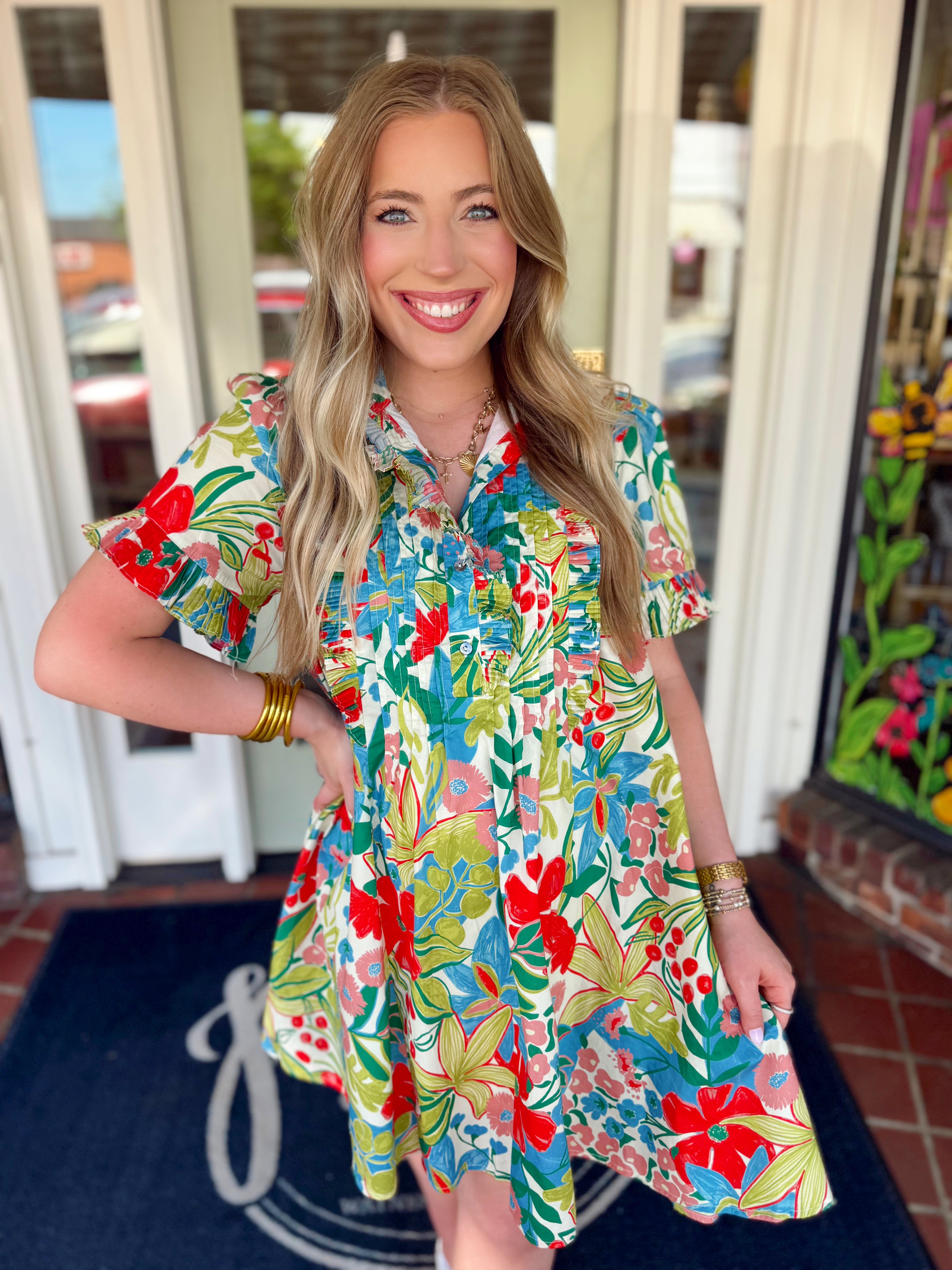 The Kayleigh Floral Mini Dress