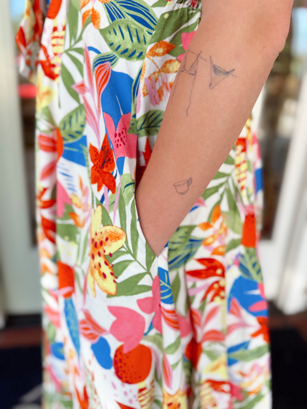 The Ella Floral Midi Dress (S-L)