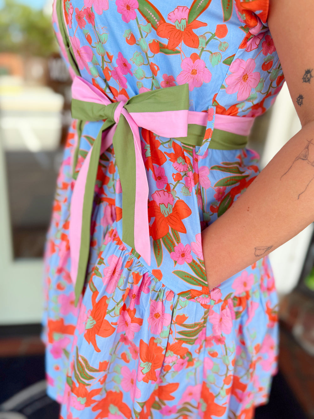 The Iris Floral Dress (S-L)