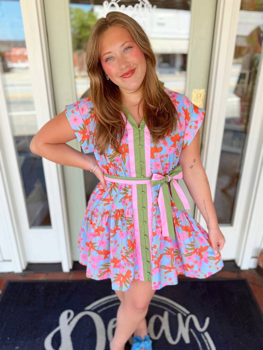 The Iris Floral Dress (S-L)