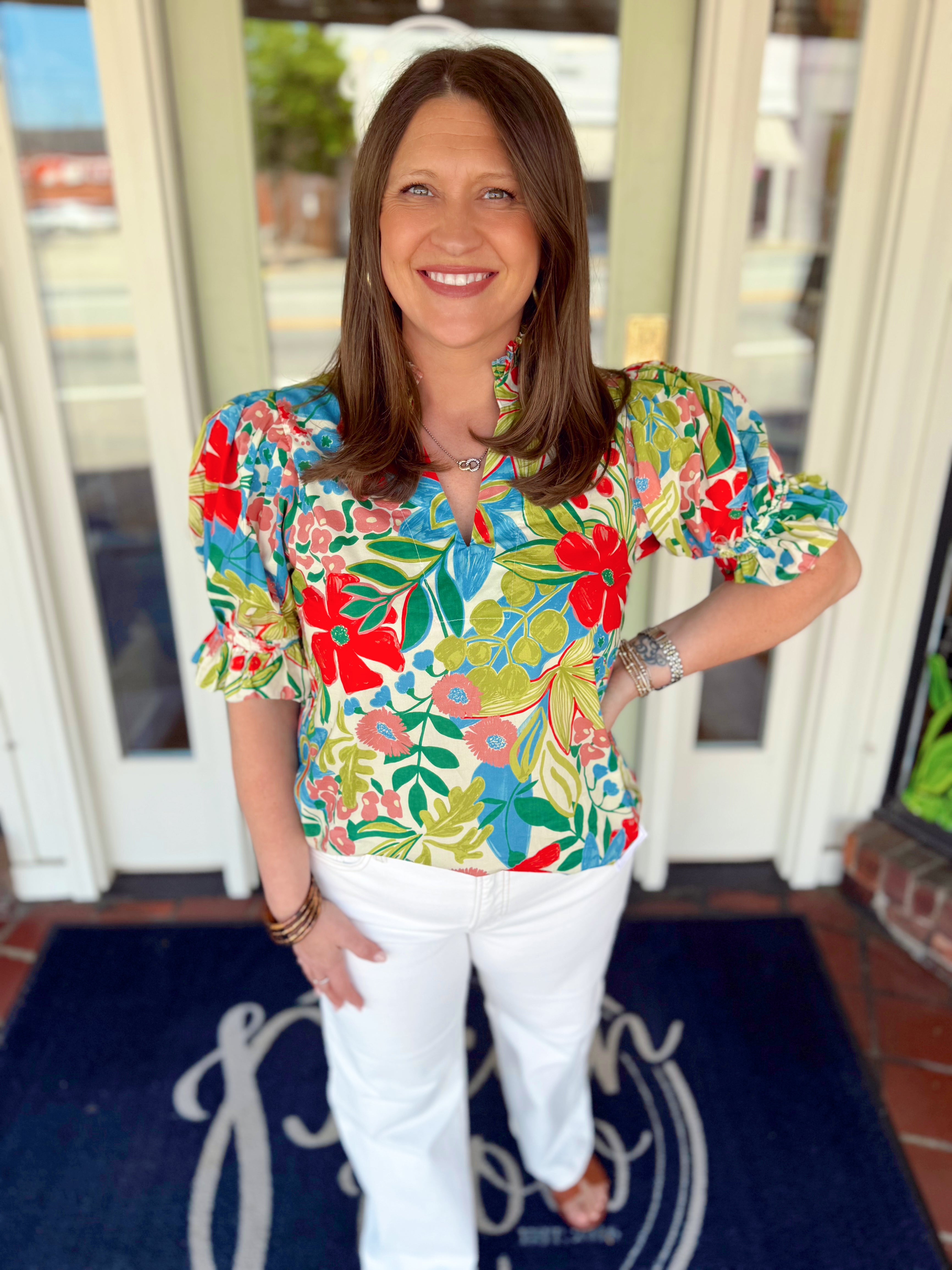 The Julia Floral Top