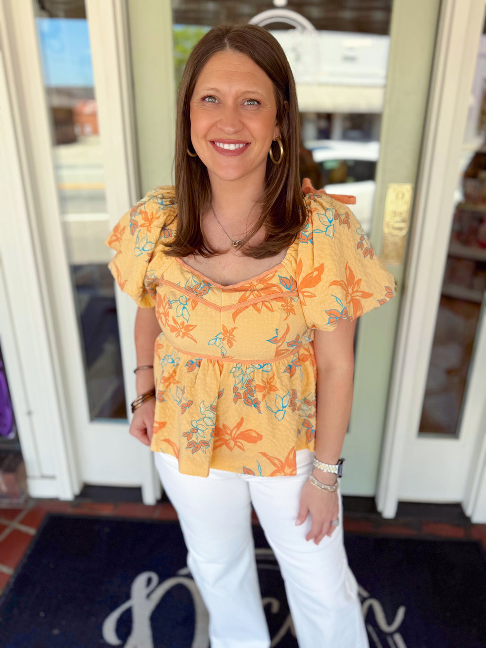 The Tilly Floral Top (S-L)