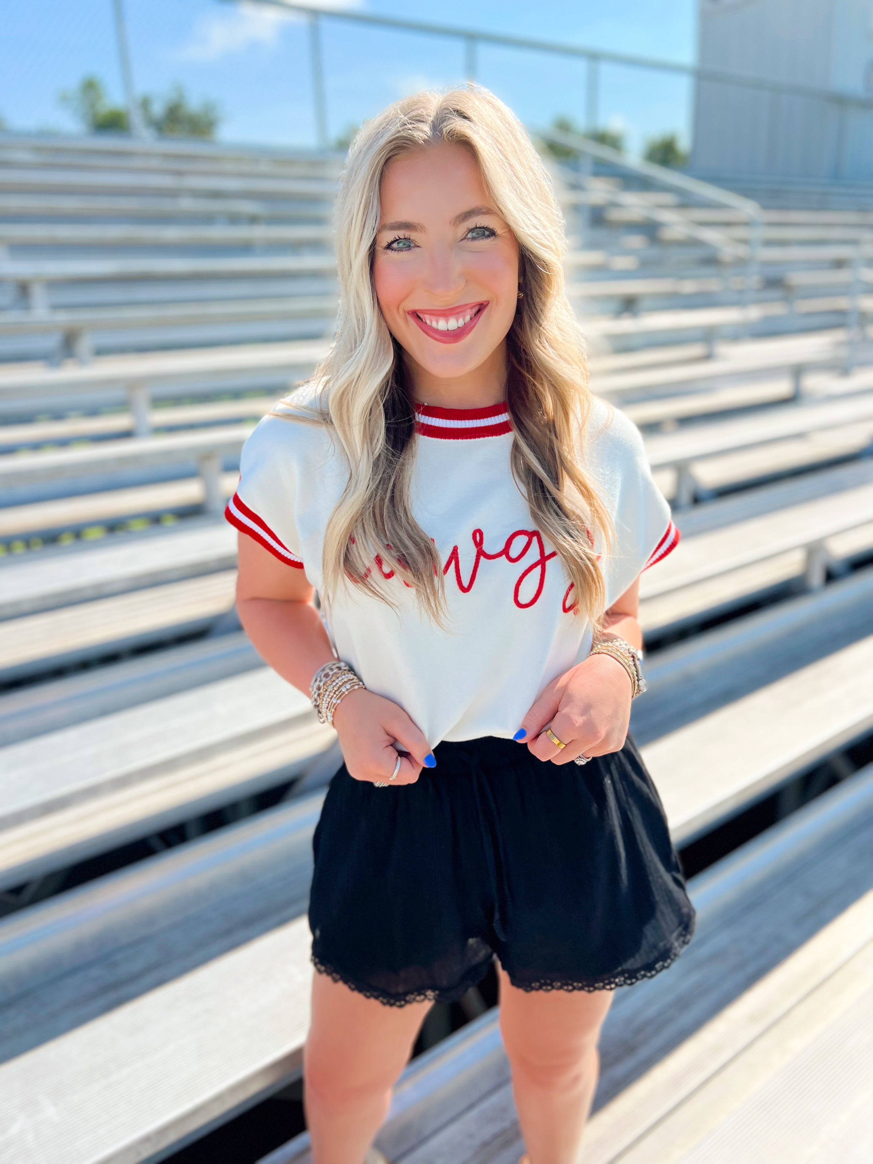 The Dawgs Embroidered Varsity Sweater