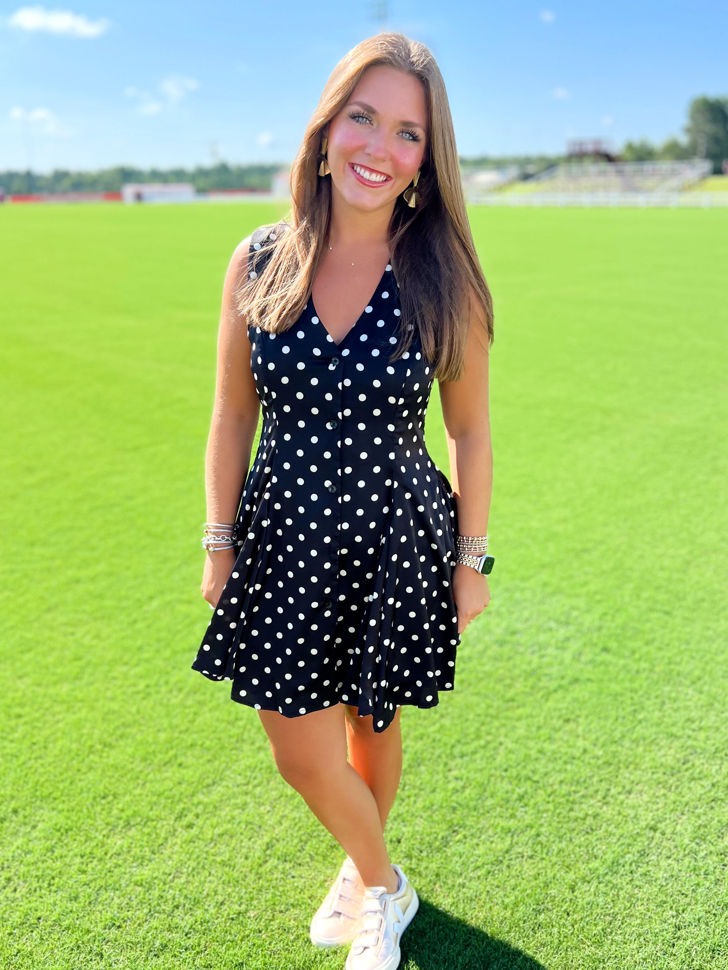 The Presley Polka Dot Dress