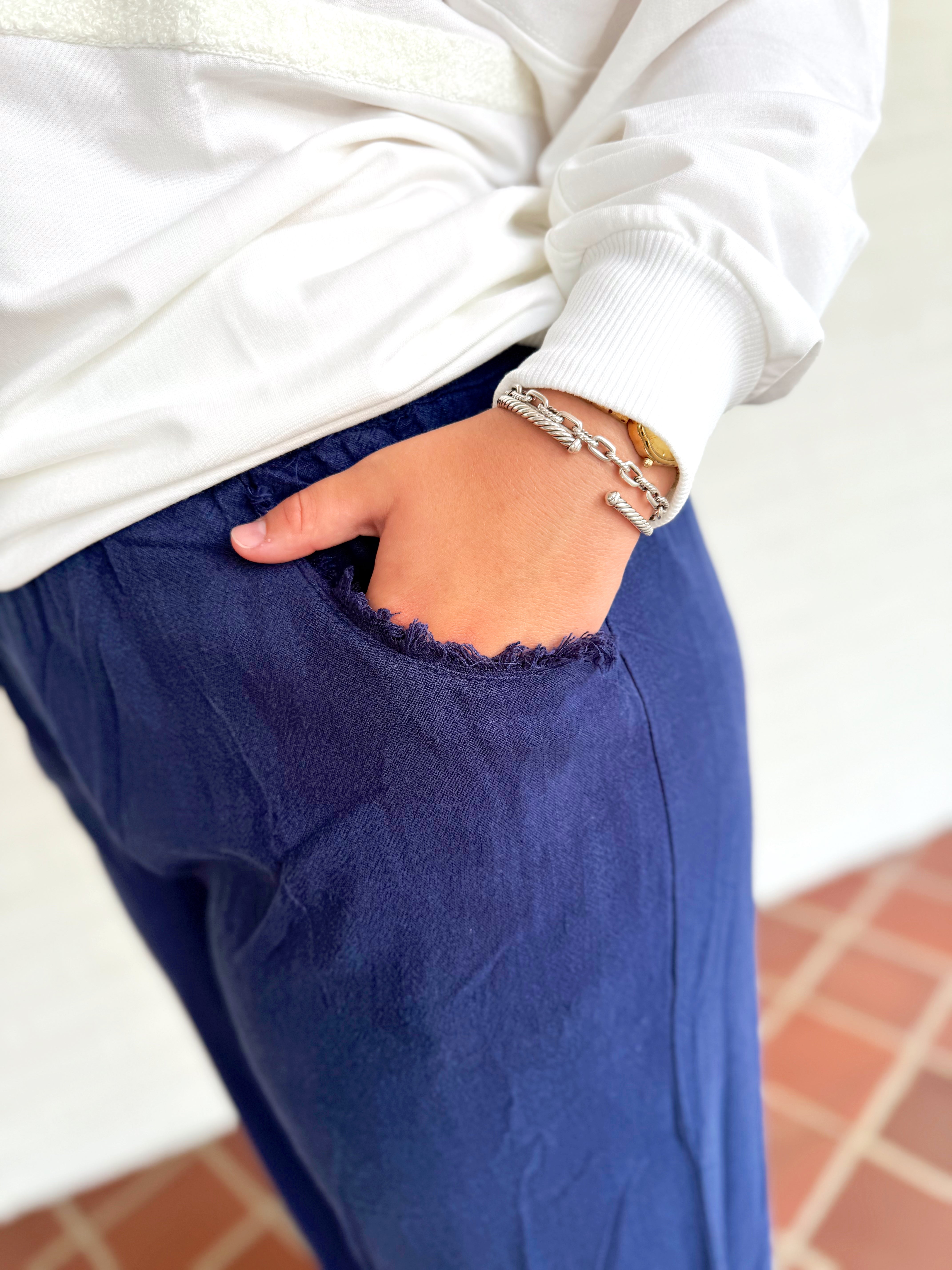 The Cassie Pants in Navy