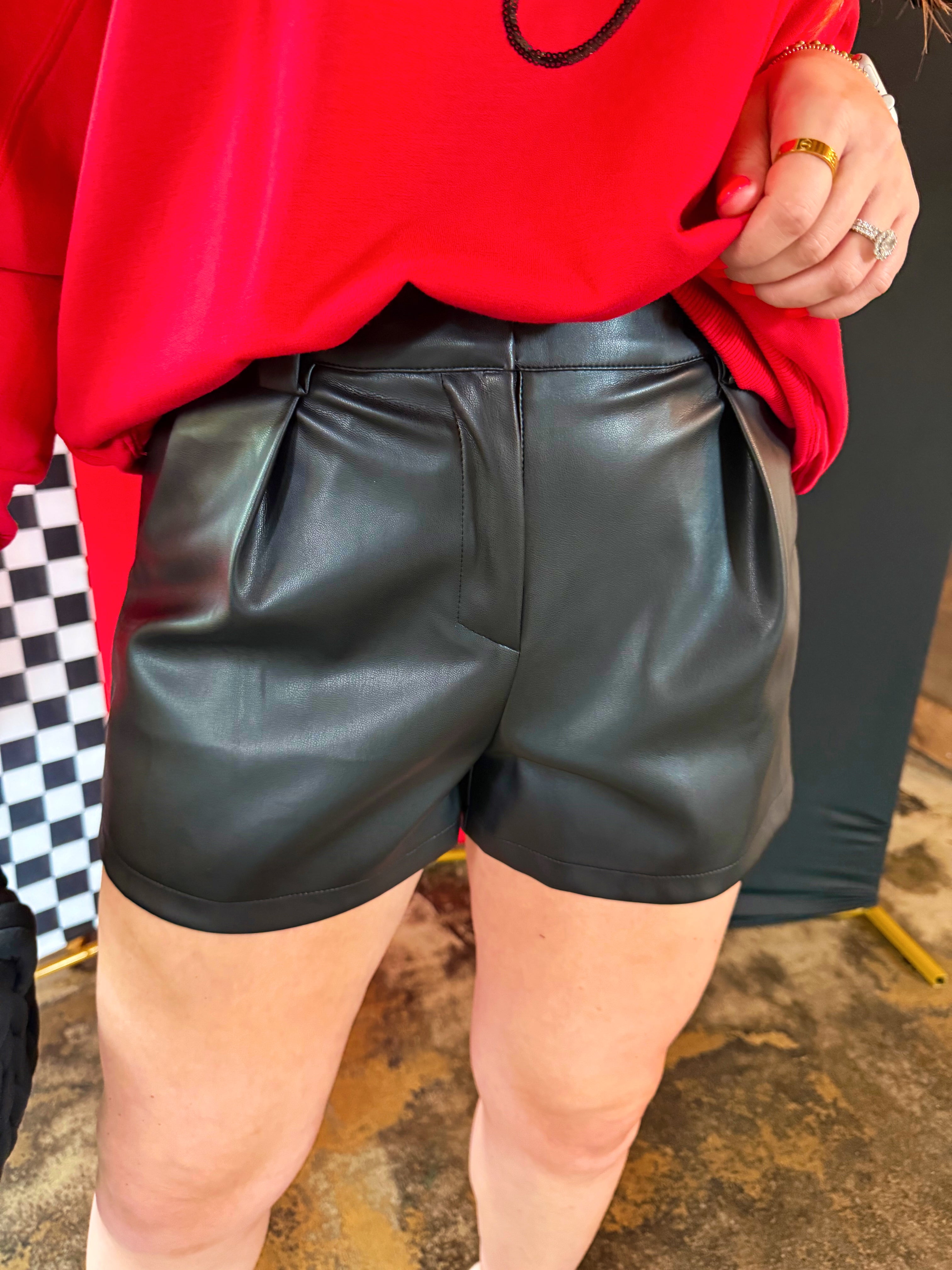 Glory Glory Pleated Shorts