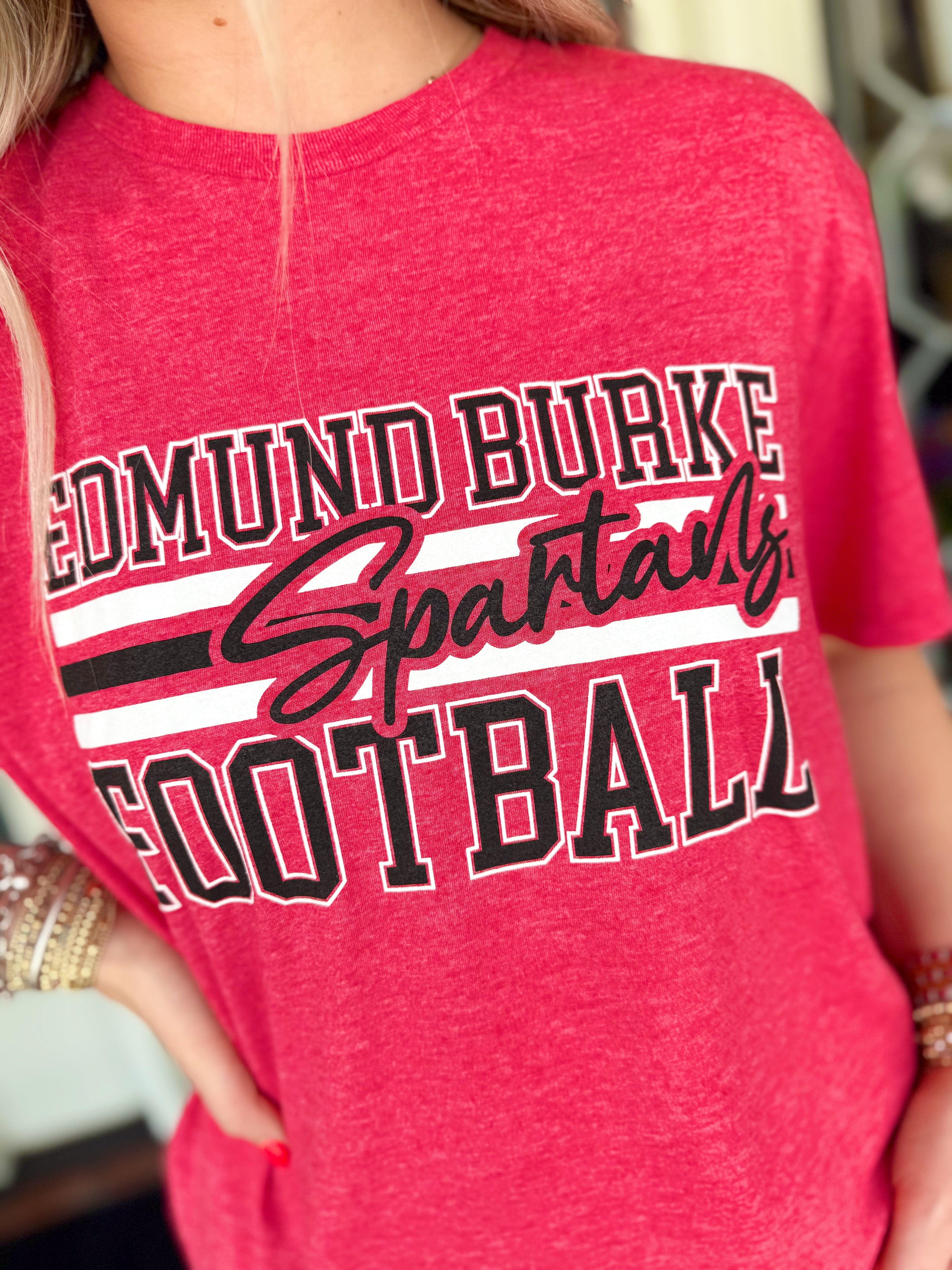 Edmund Burke Spartans Football Tee
