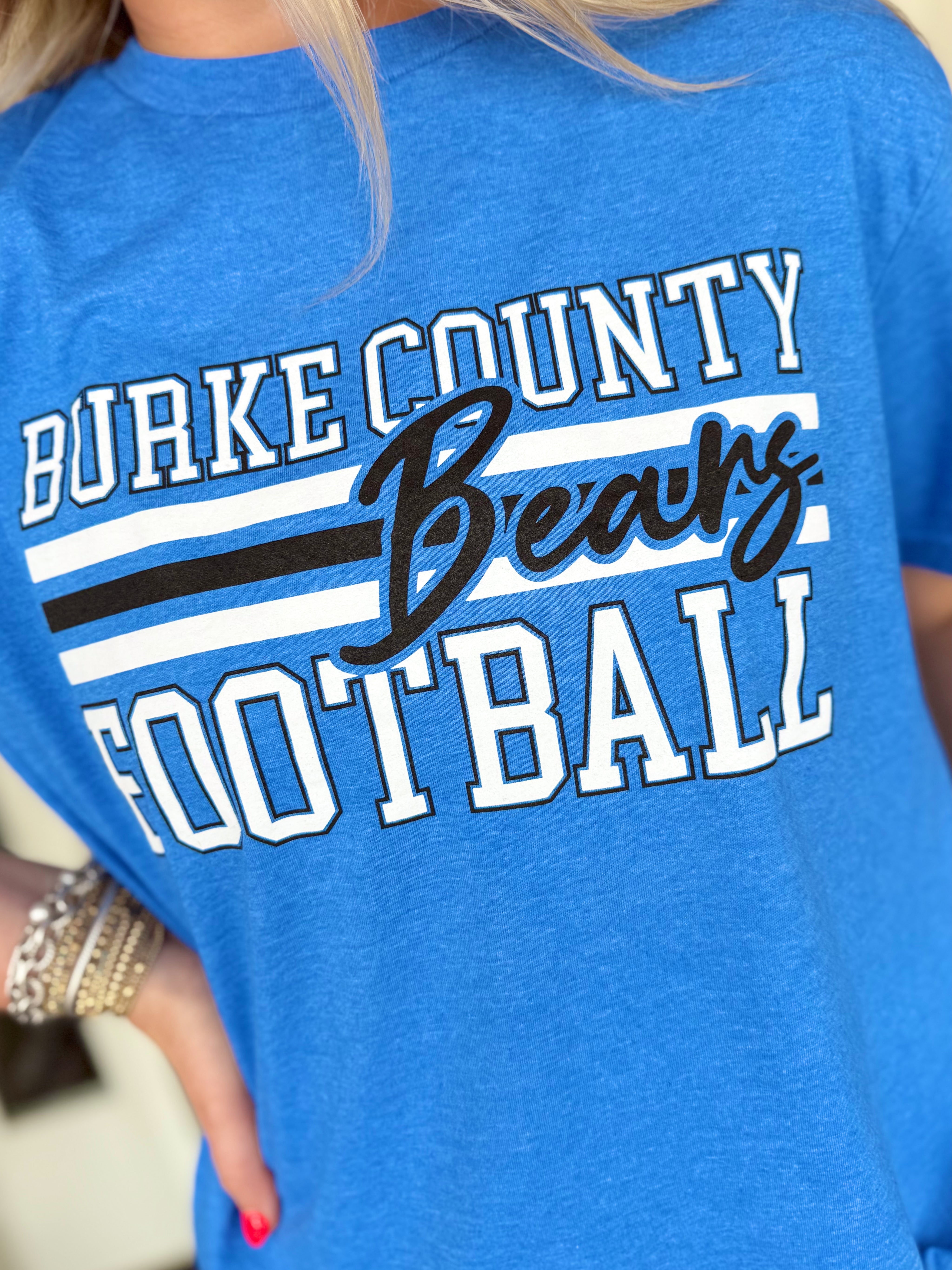 Burke County Bears Football Tee