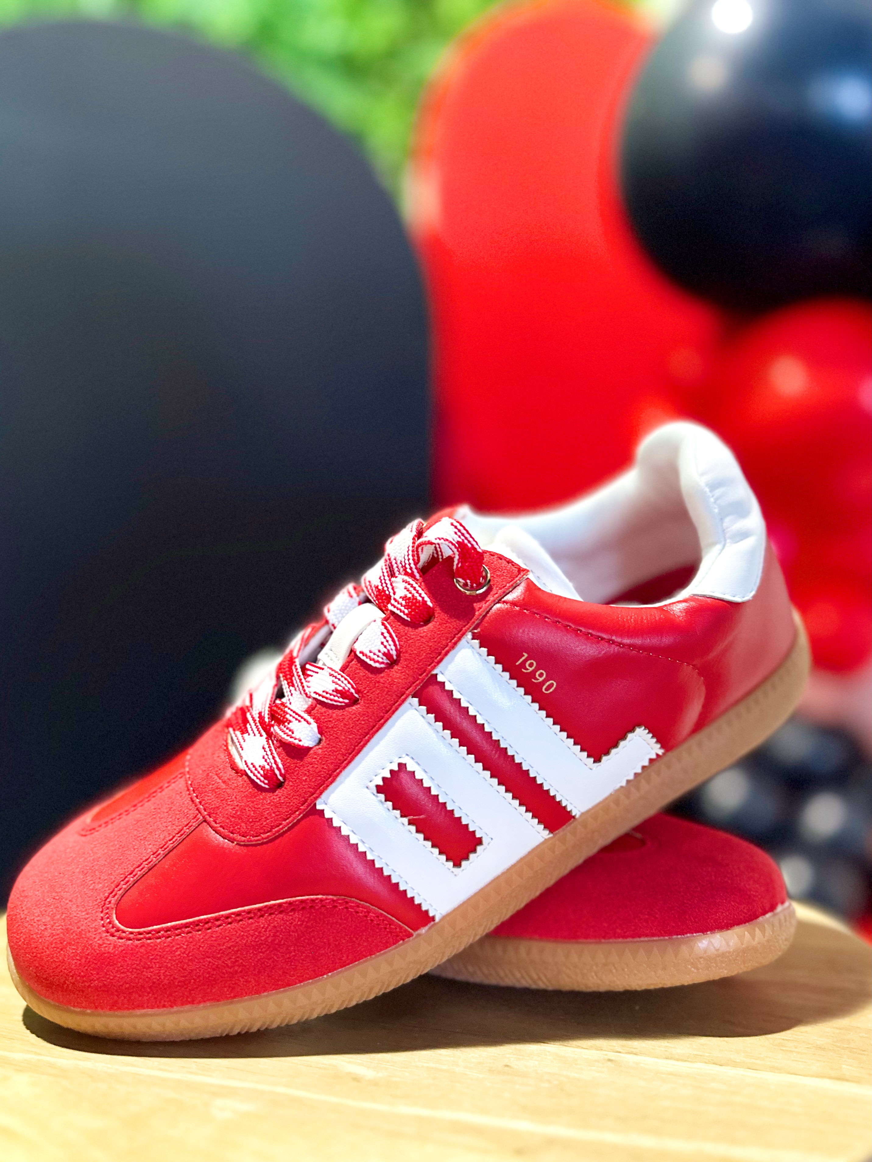 Red Trackstar Sneakers
