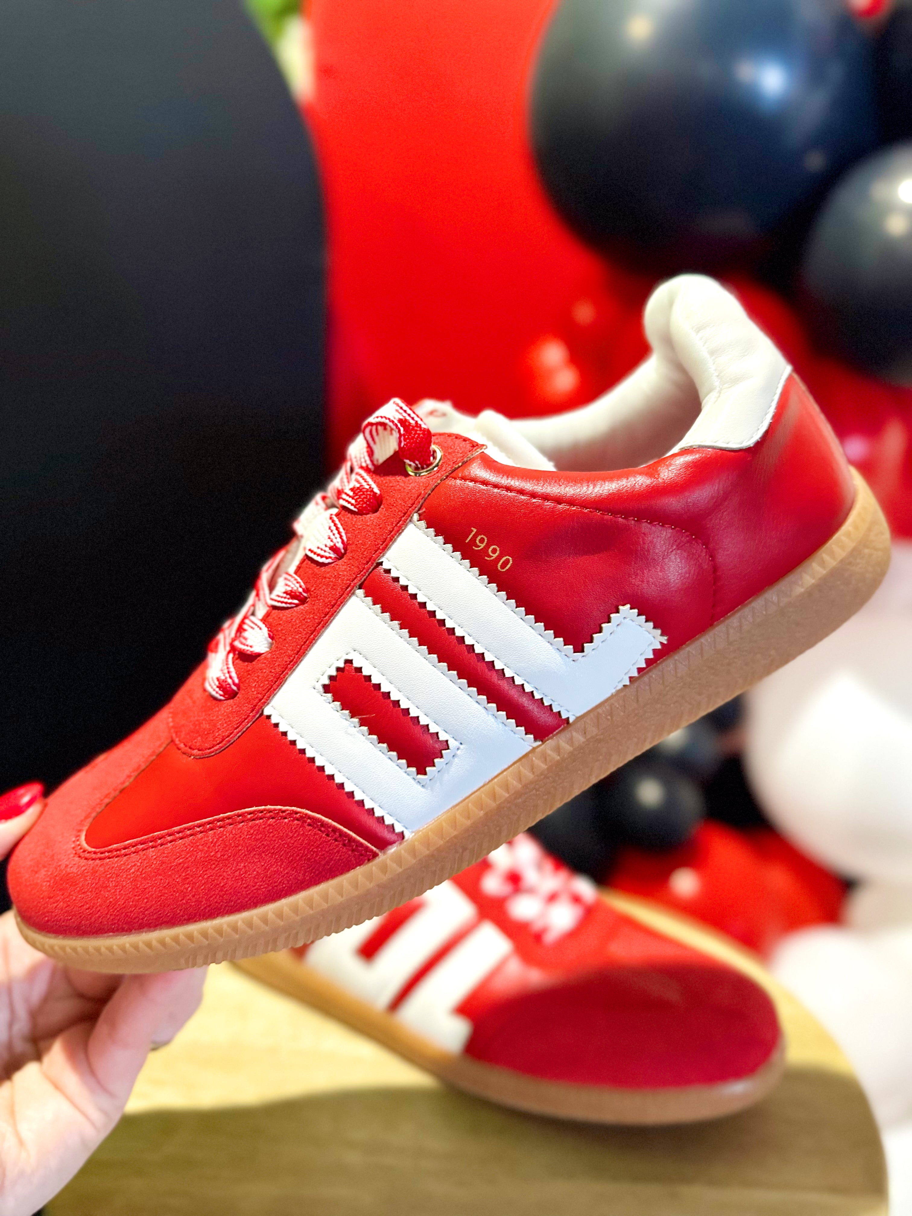 Red Trackstar Sneakers