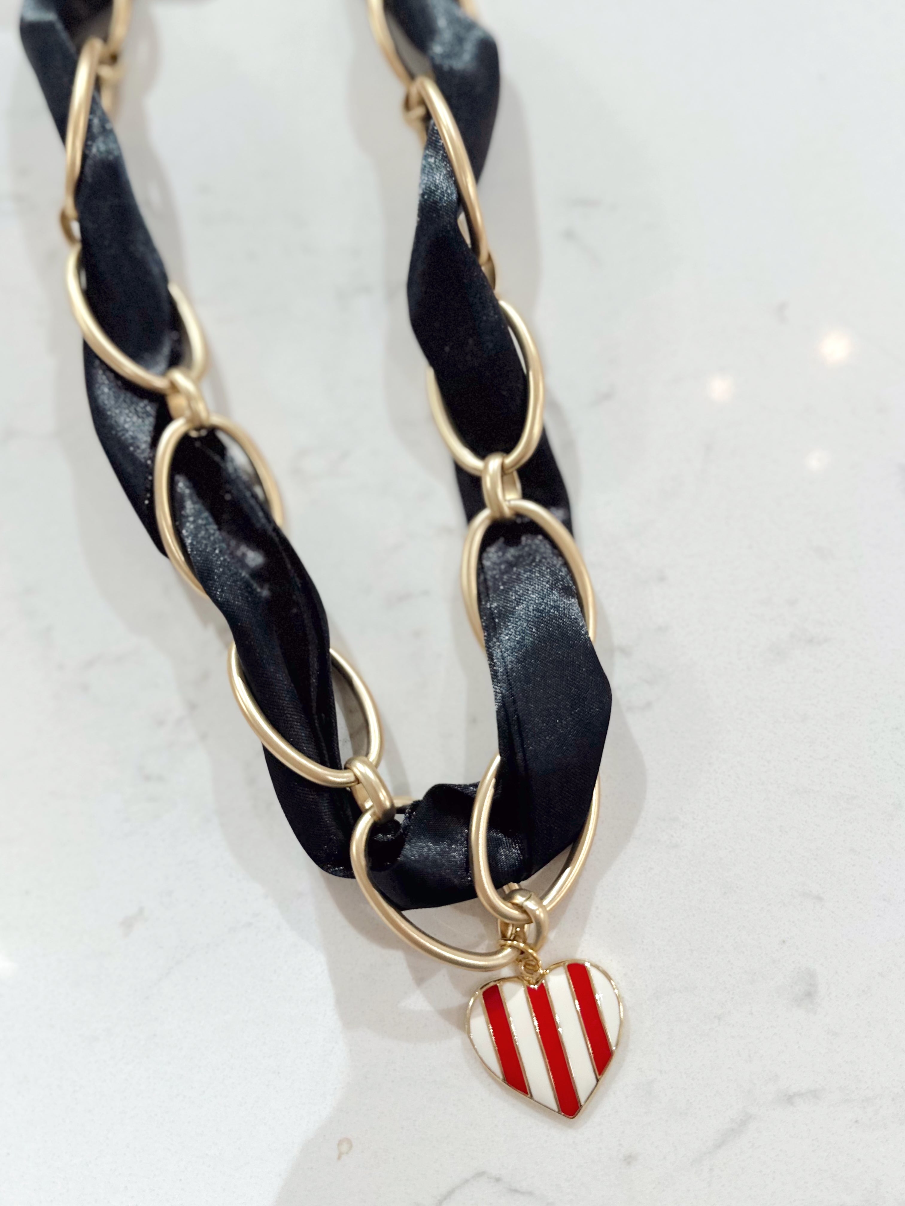 Dottie Scarf Necklace By Hart Designs