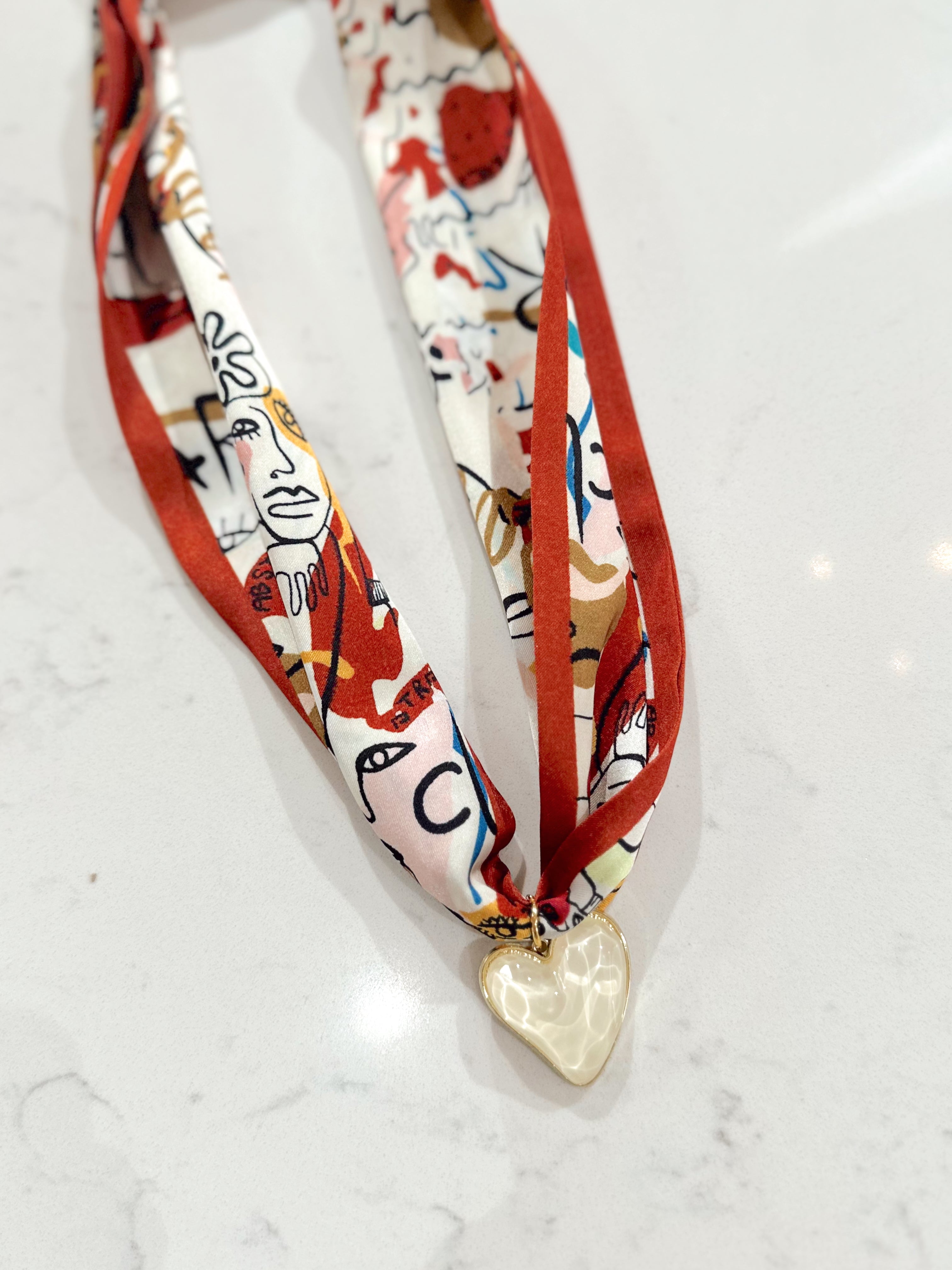 Alaina Scarf Necklace By Hart Designs