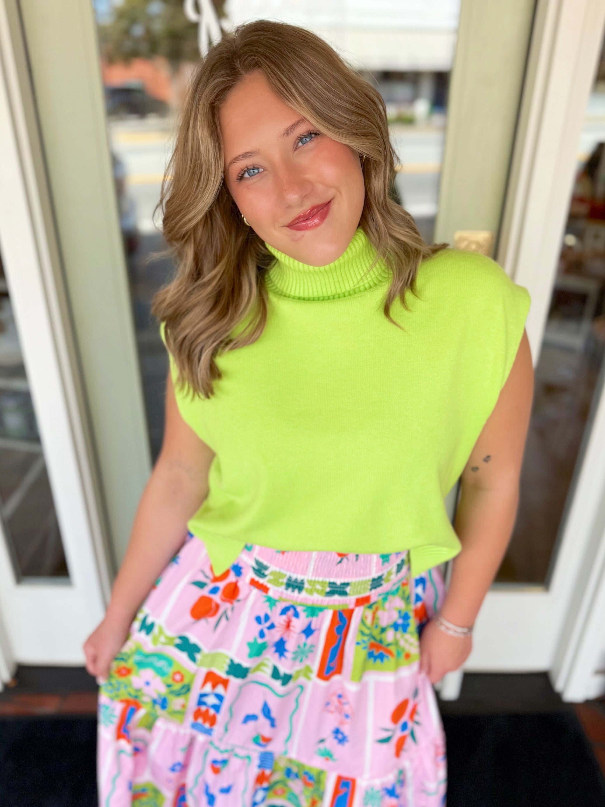 Citrine Turtleneck Sweater By Karlie