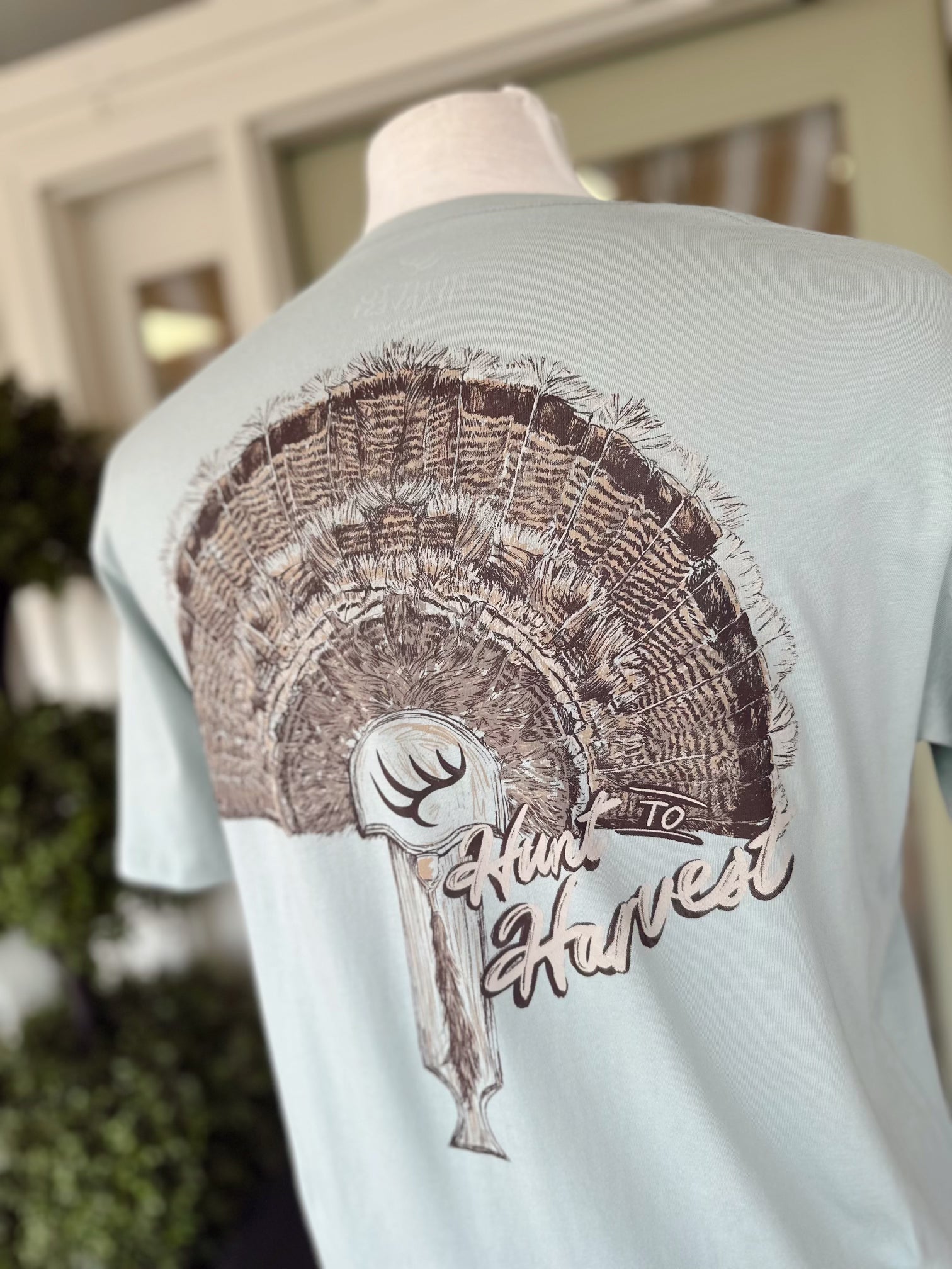 Turkey Fan Tee by Hunt to Harvest