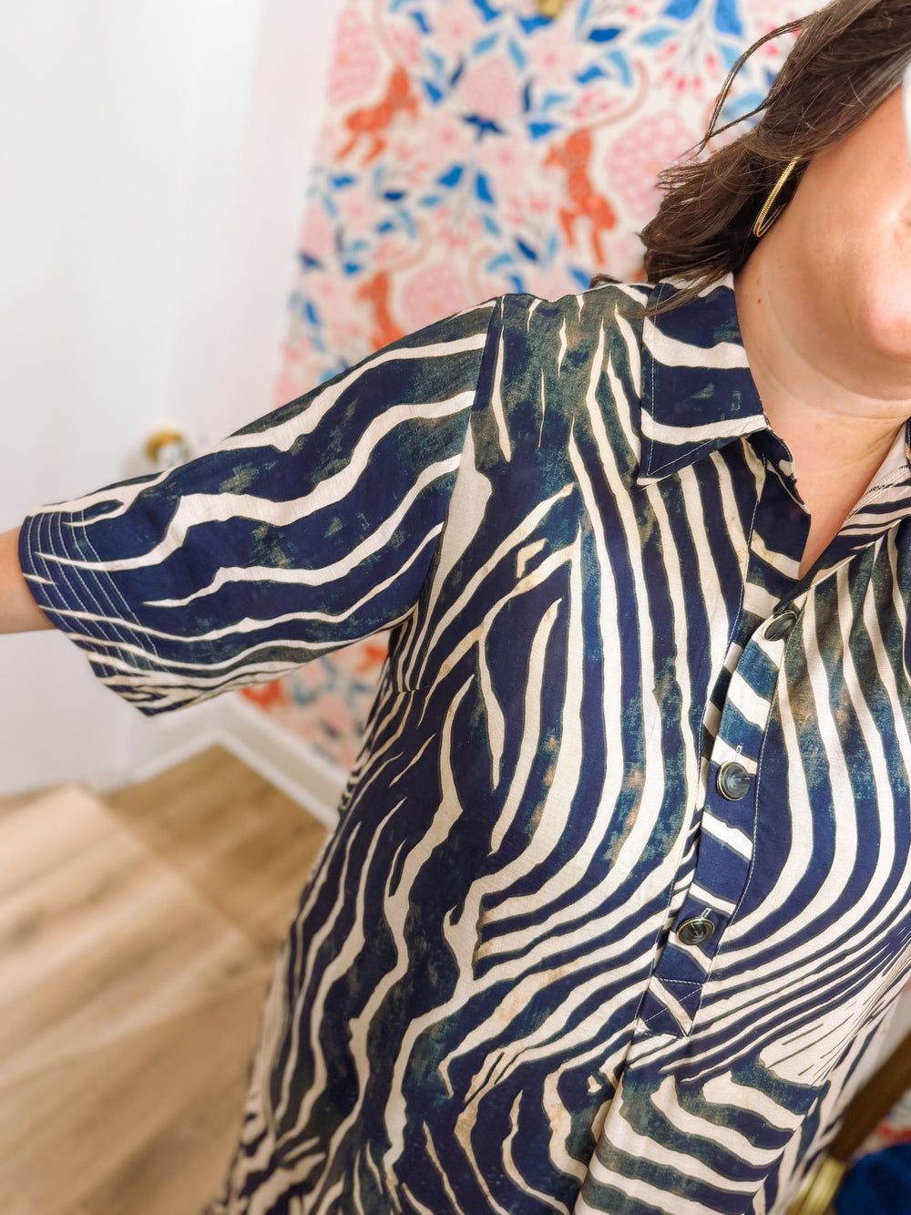 The Madaline Printed Dress (XL-2X)