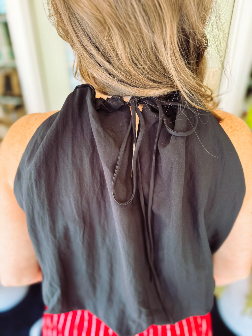 The Gracey Tie Halter Top (S-L)