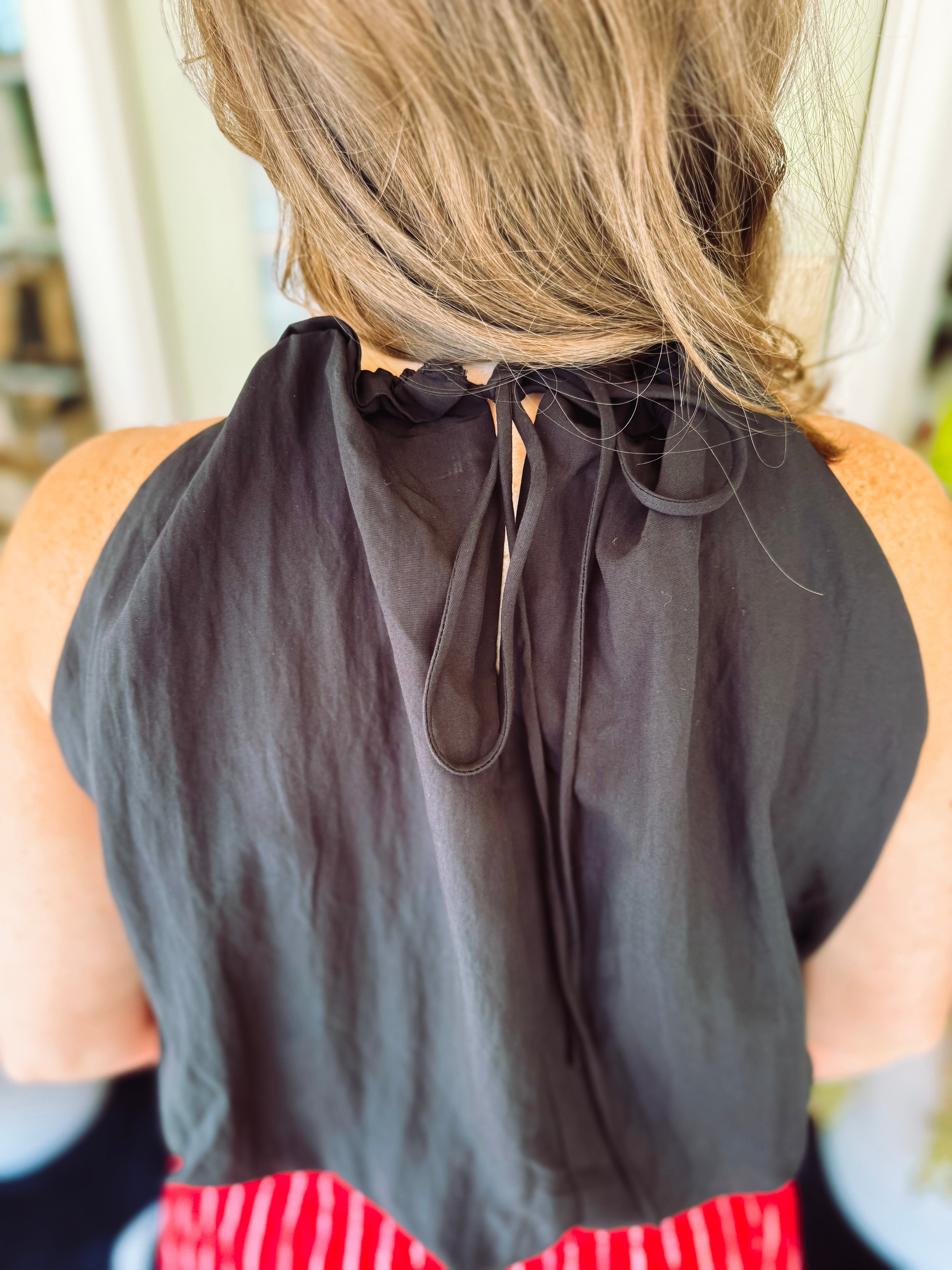 The Gracey Tie Halter Top (S-L)