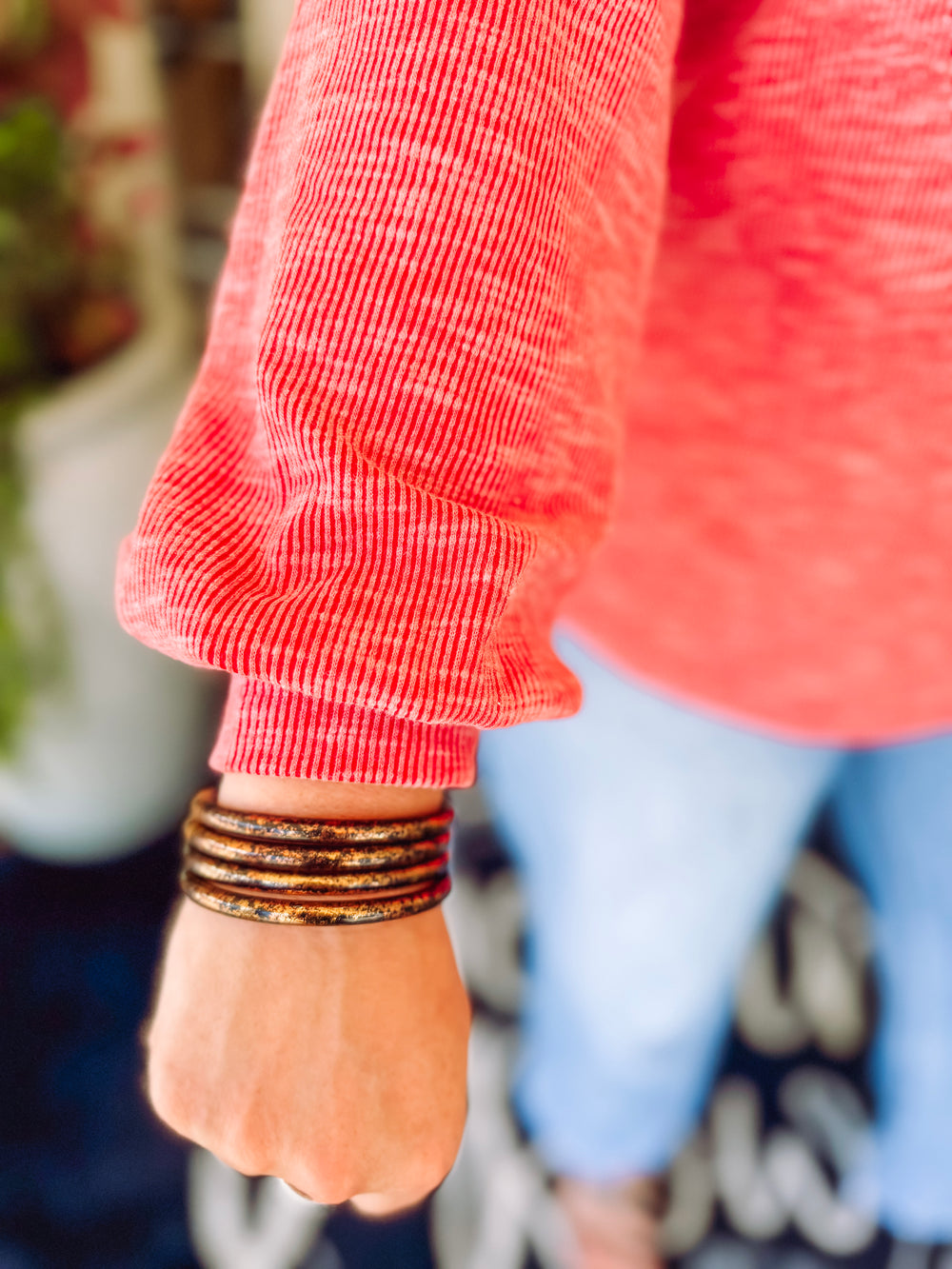 The Georgia Rib Knit Tunic Top (S-2X)