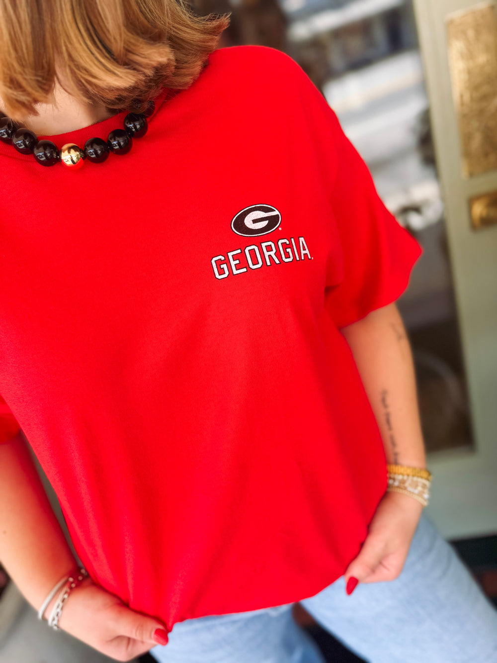 UGA 1785 Tee in Red (S-3X)