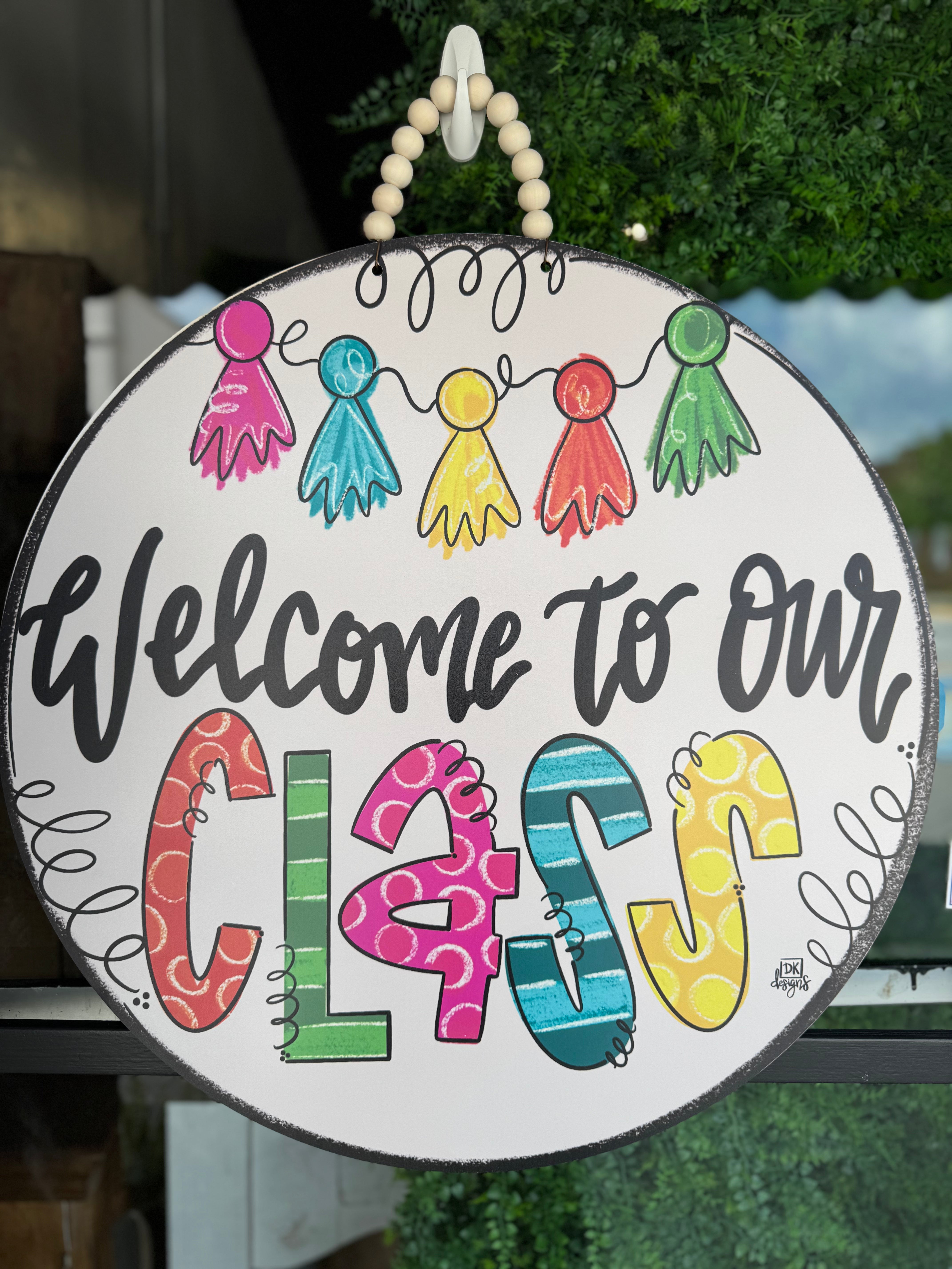 Tassel Welcome To Our Class Door Hanger