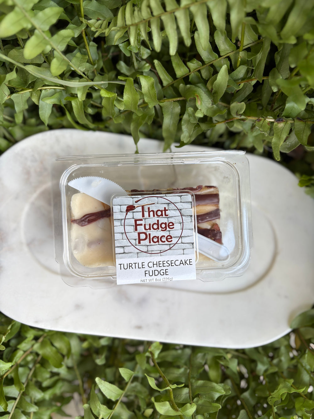 Turtle Cheesecake Fudge