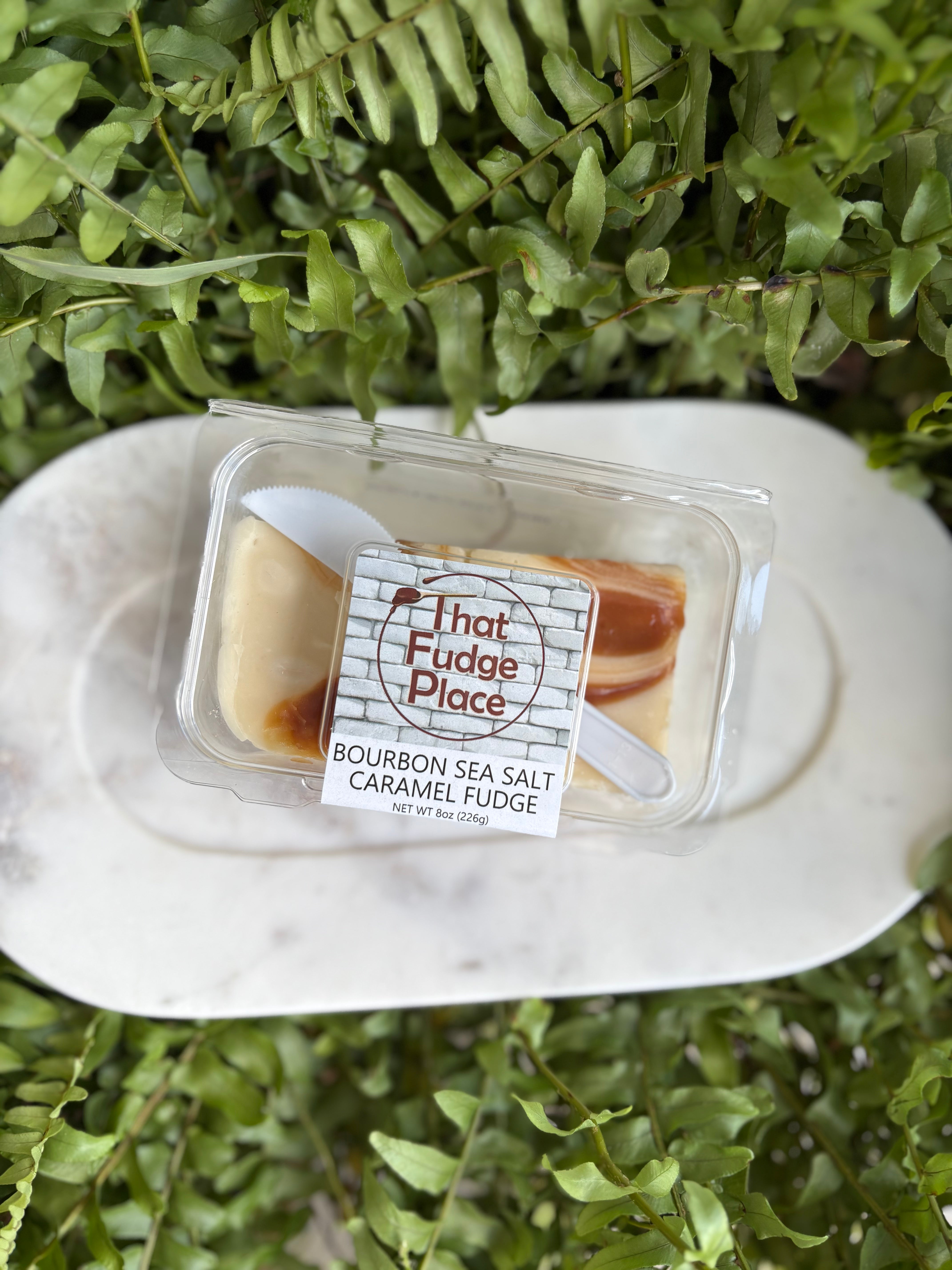 Bourbon Sea Salt Caramel Fudge