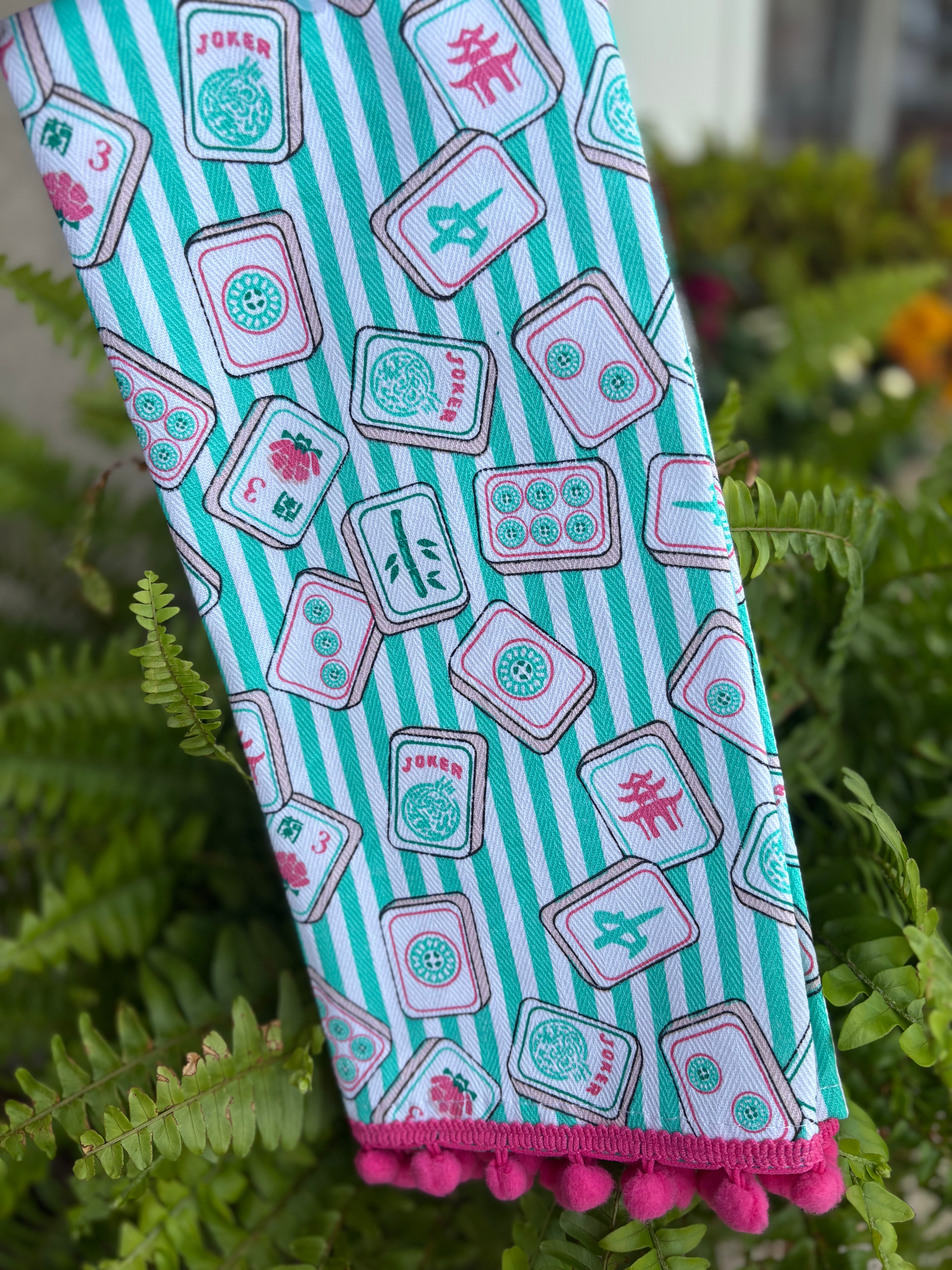 Set of 2 Mahjong Kitchen Towels