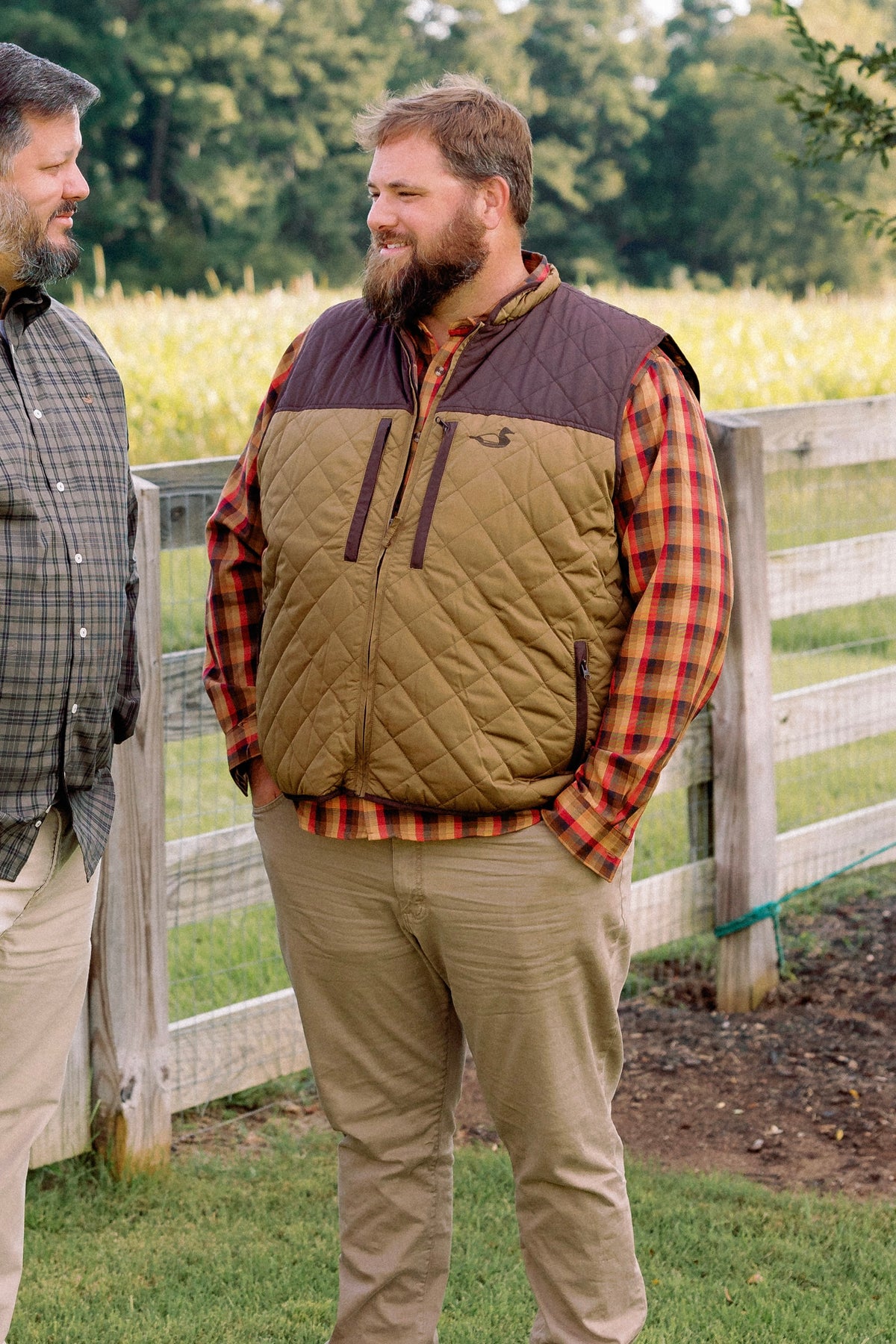 South Creek Reversible Vest 2.0 in Frogskin Camo by Dixie Decoys