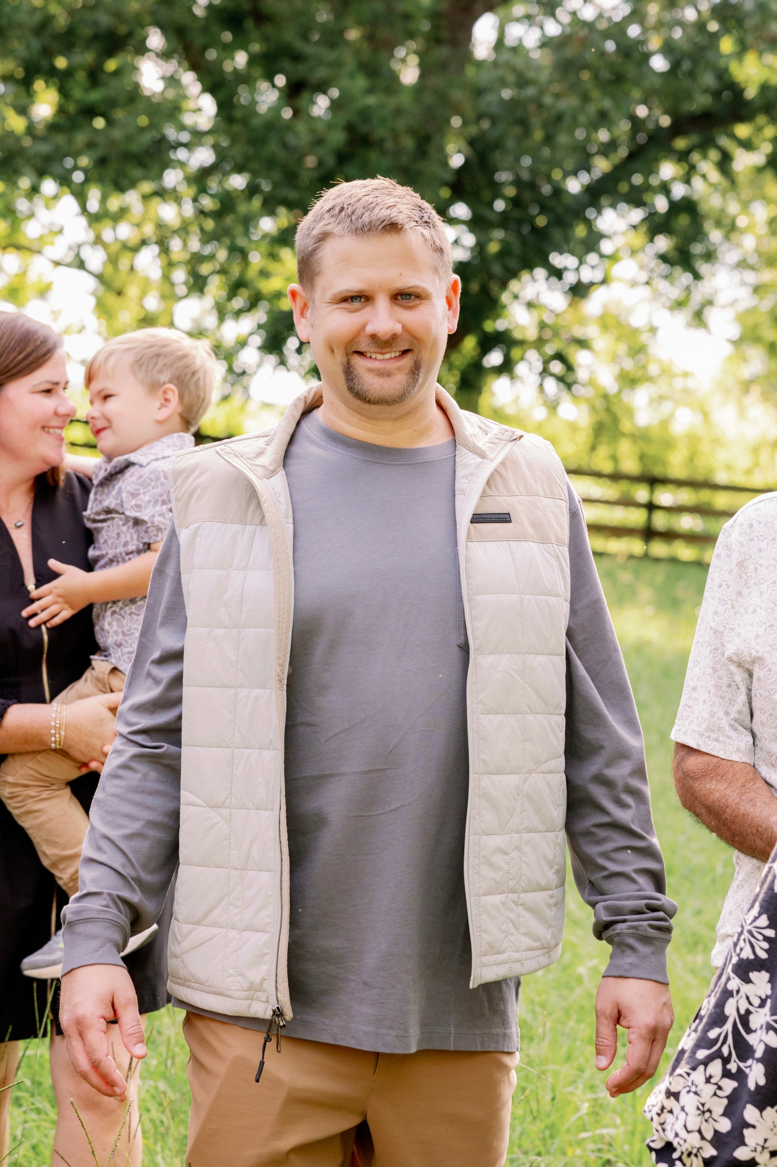 Falcon Hill Quilted Vest in Audubon Tan By Southern Marsh