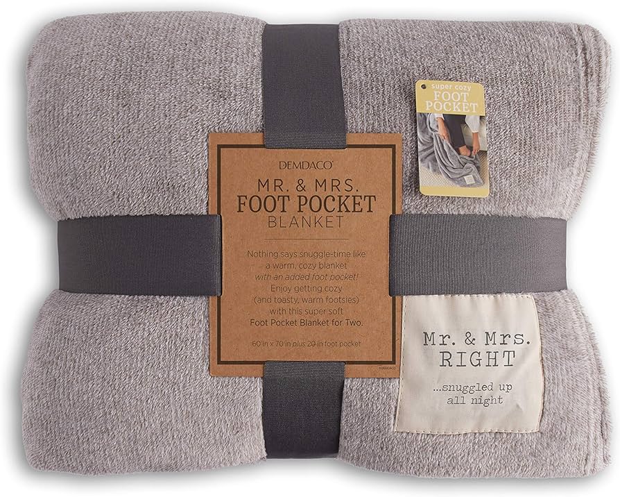 Mr. & Mrs. Foot Pocket Blanket