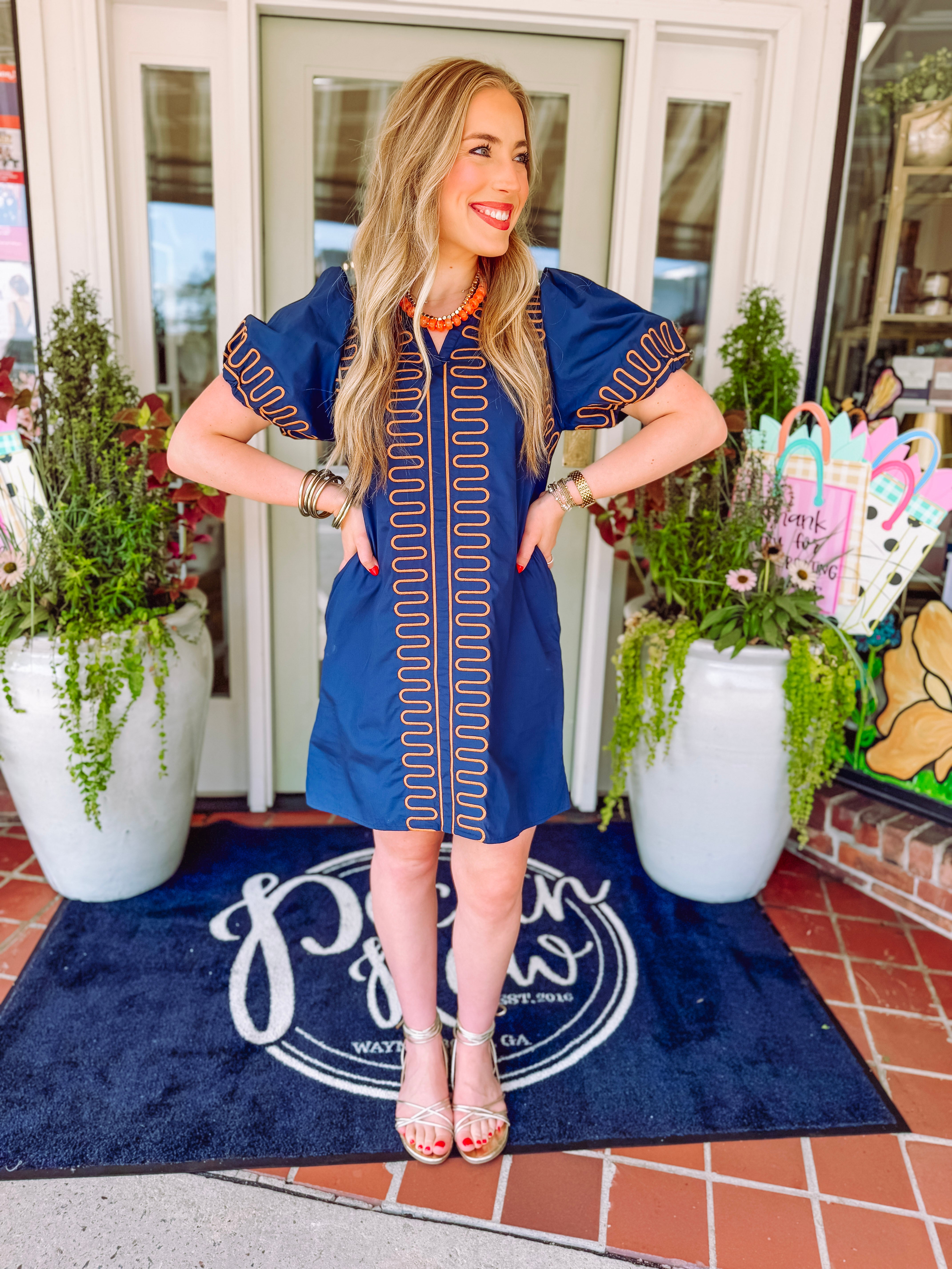 The Adaline Embroidered Dress (S-L)