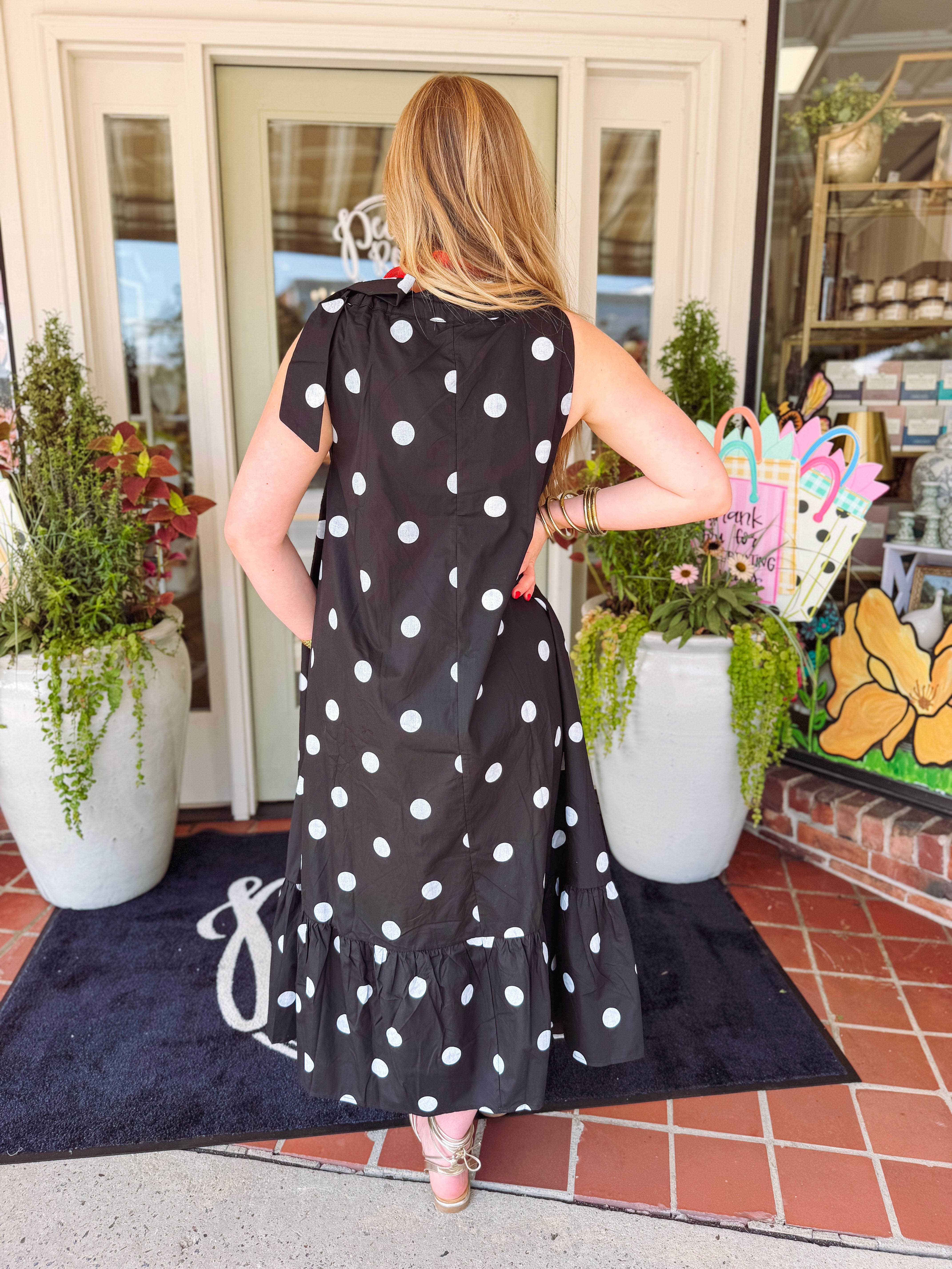 The Paula Polka Dot Midi Dress (S-L)