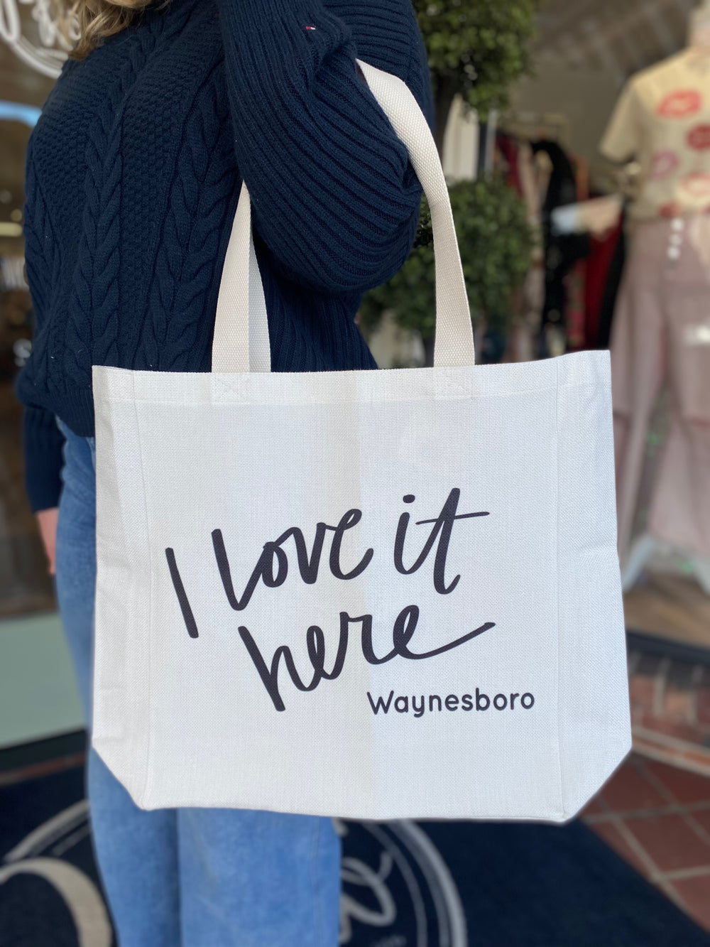 I Love It Here Waynesboro Tote