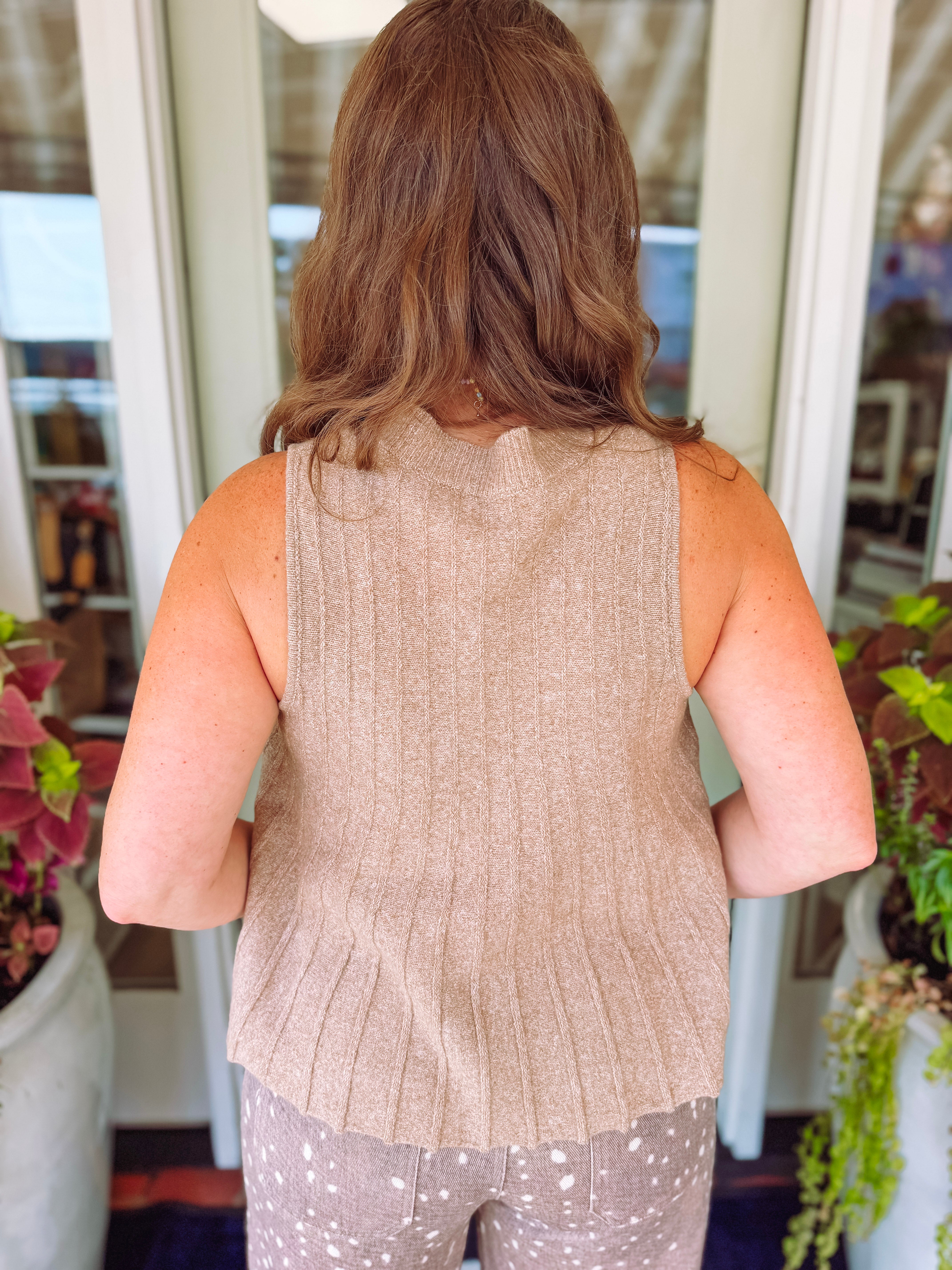 The Lainee Ribbed Sweater Knit Top (S-L)