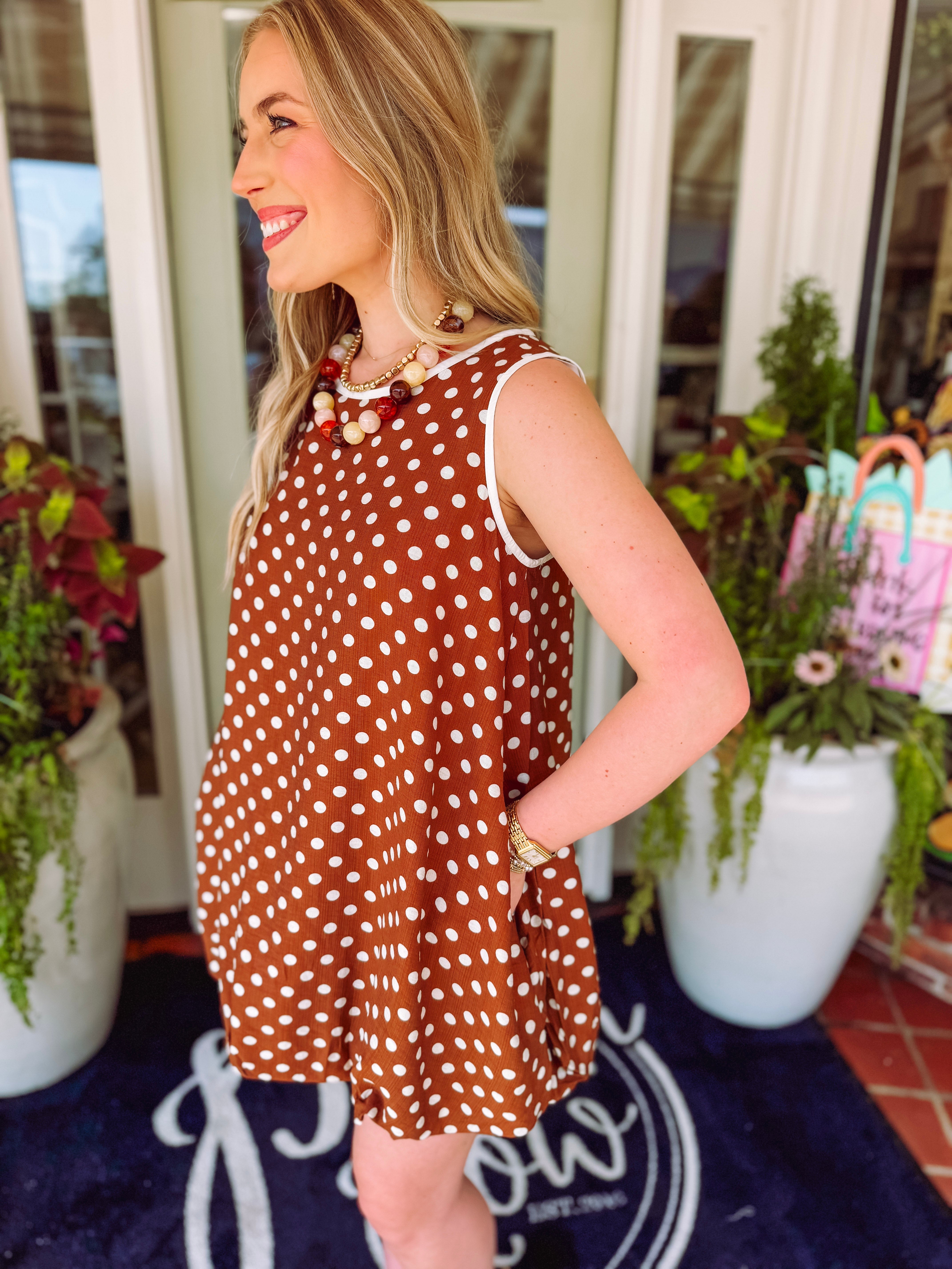 The Sheila Polka Dot Balloon Dress (S-L)