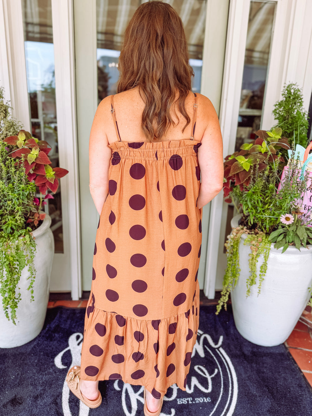The Danielle Polka Dot Midi Dress (S-L)