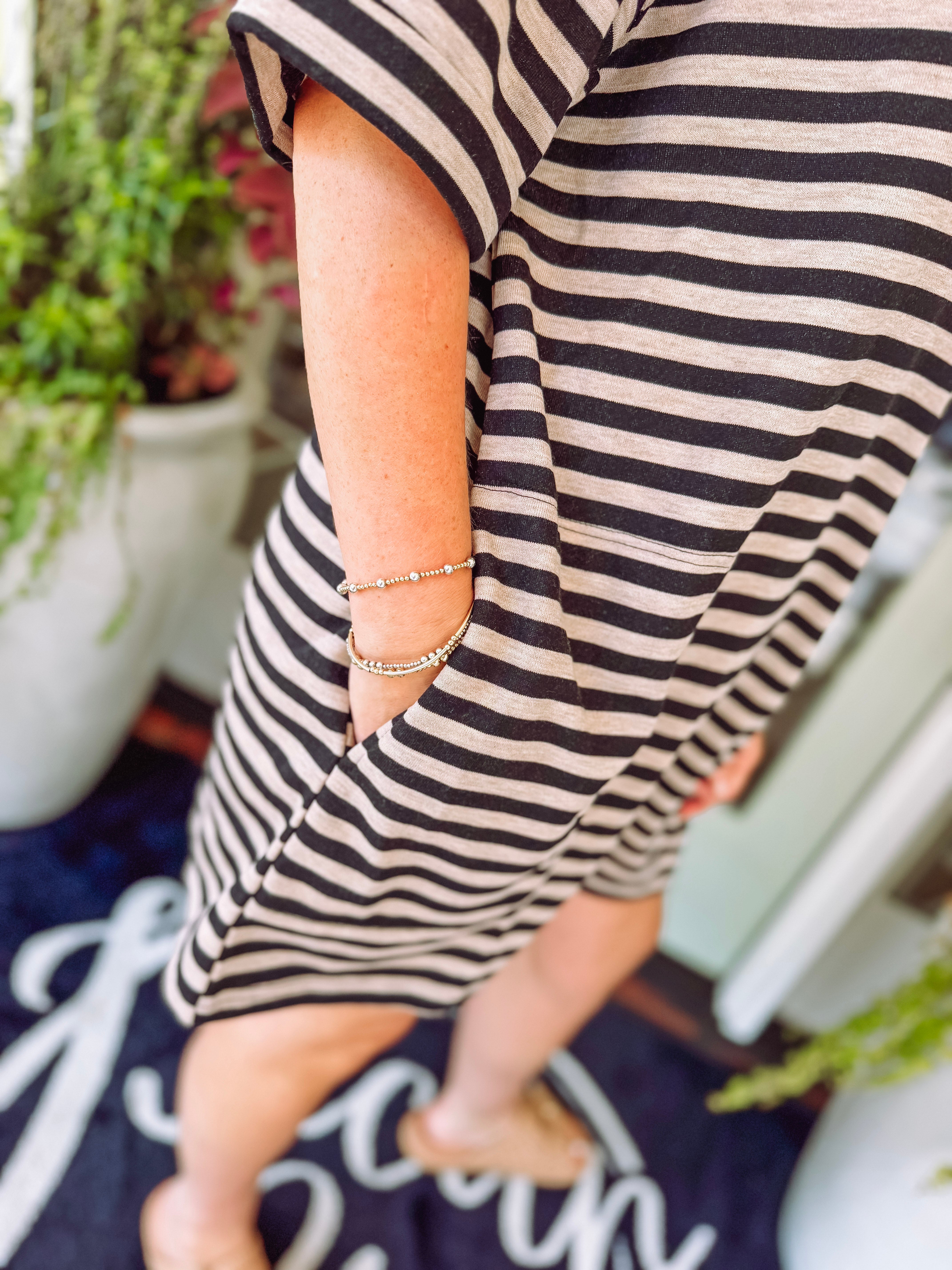 The Piper Striped Knit Dress (S-L)