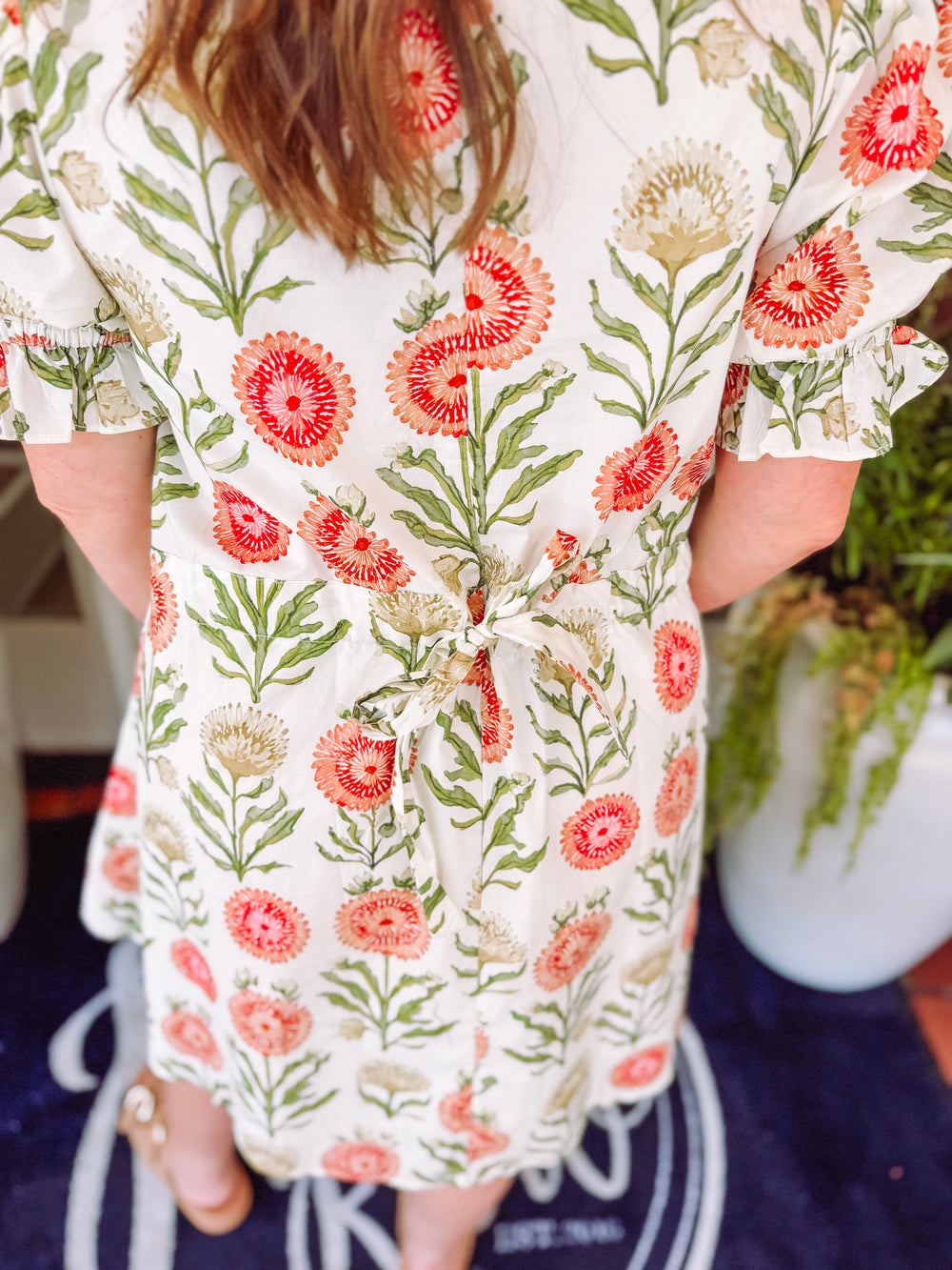 The Darcy Floral Print Puff Sleeve Dress (S-L)